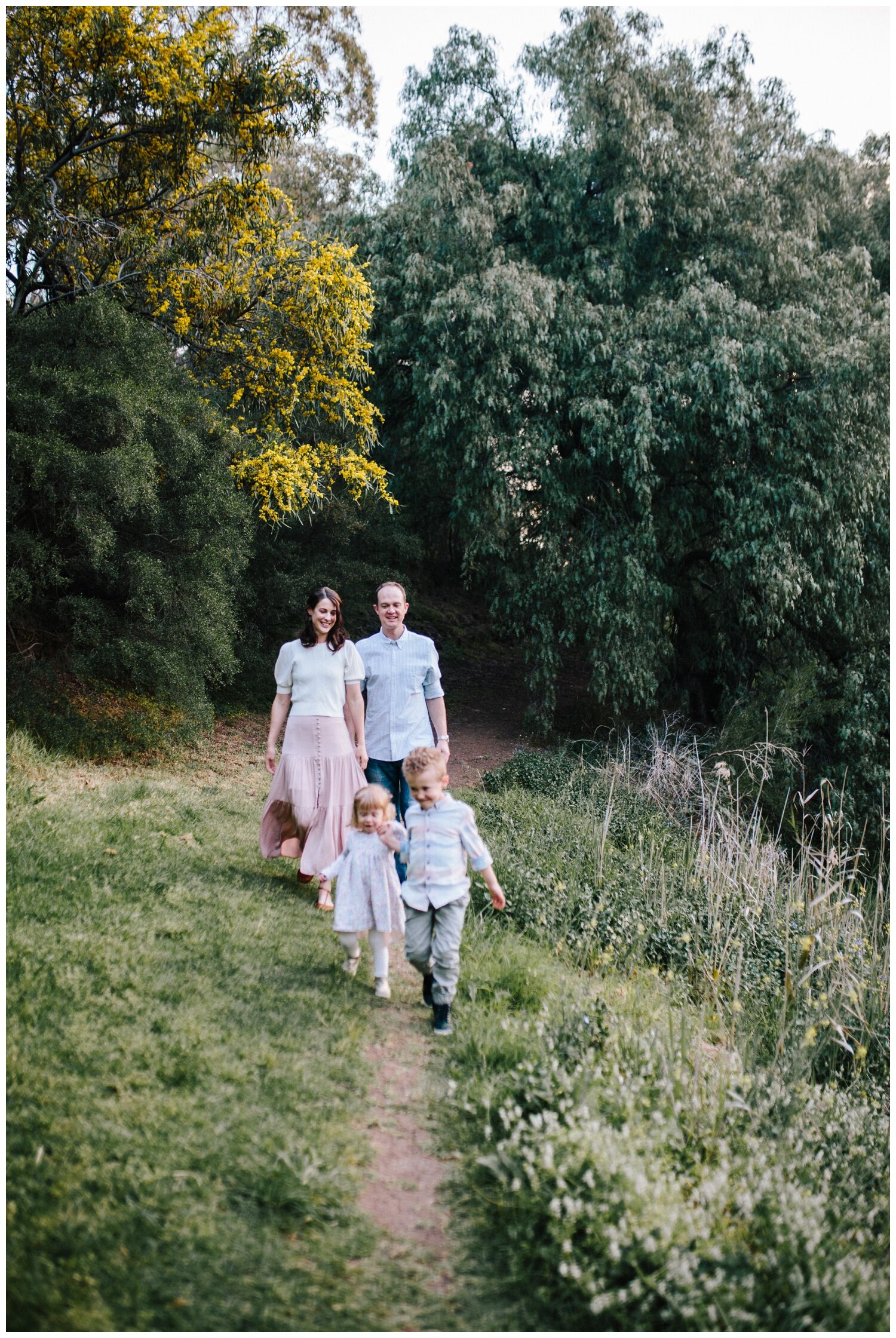 East Melbourne family photographer backlight natural sunset melbourne candid summer spring autumn