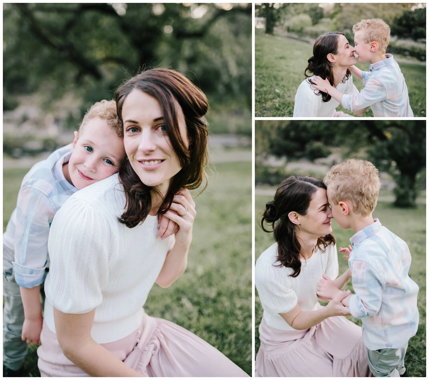 Donvale family photographer siblings mother and daughter backlight natural sunset melbourne candid summer autumn garden