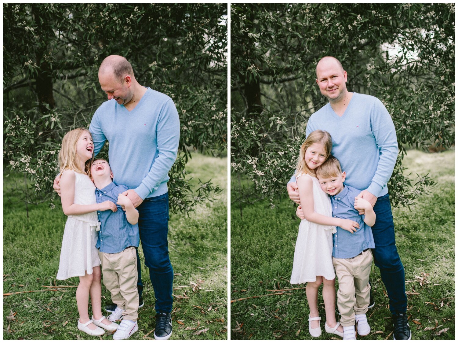 Caulfield East Family Photographer. Outdoor Photography session. Sunrise. Spring. Garden photography. Candid. Natural light. Magazine style.