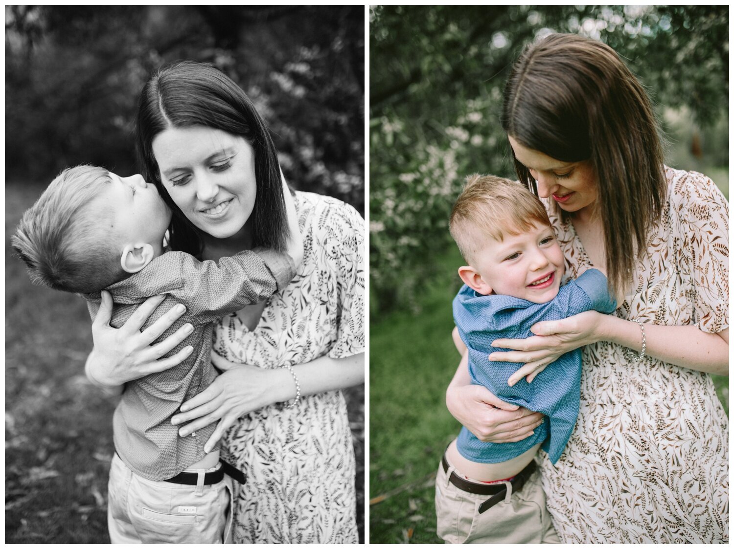 Armadale Family Photographer. Outdoor Photography session. Sunrise. Spring. Garden photography. Candid. Natural light. Motherhood photography. Women’s portrait. Magazine style.