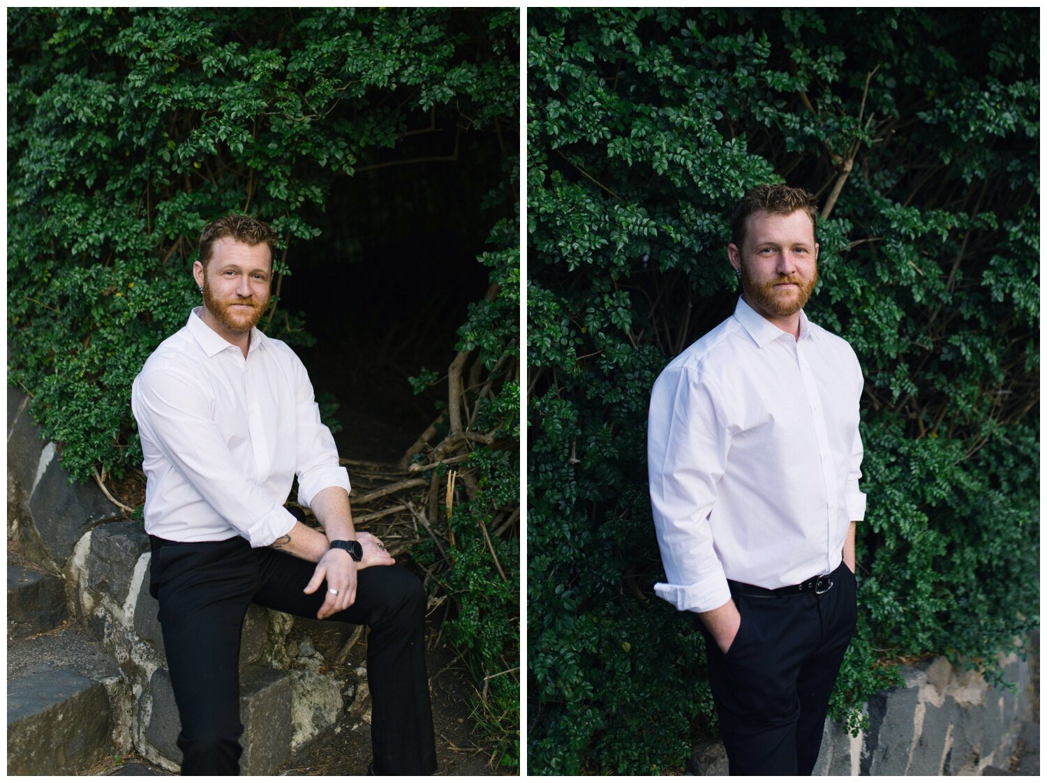 Ringwood engagement photographer. Portrait photographer. Coburg Lake. Red dress. Natural light. Love. Candid. Red head. Melbourne makeup artist.