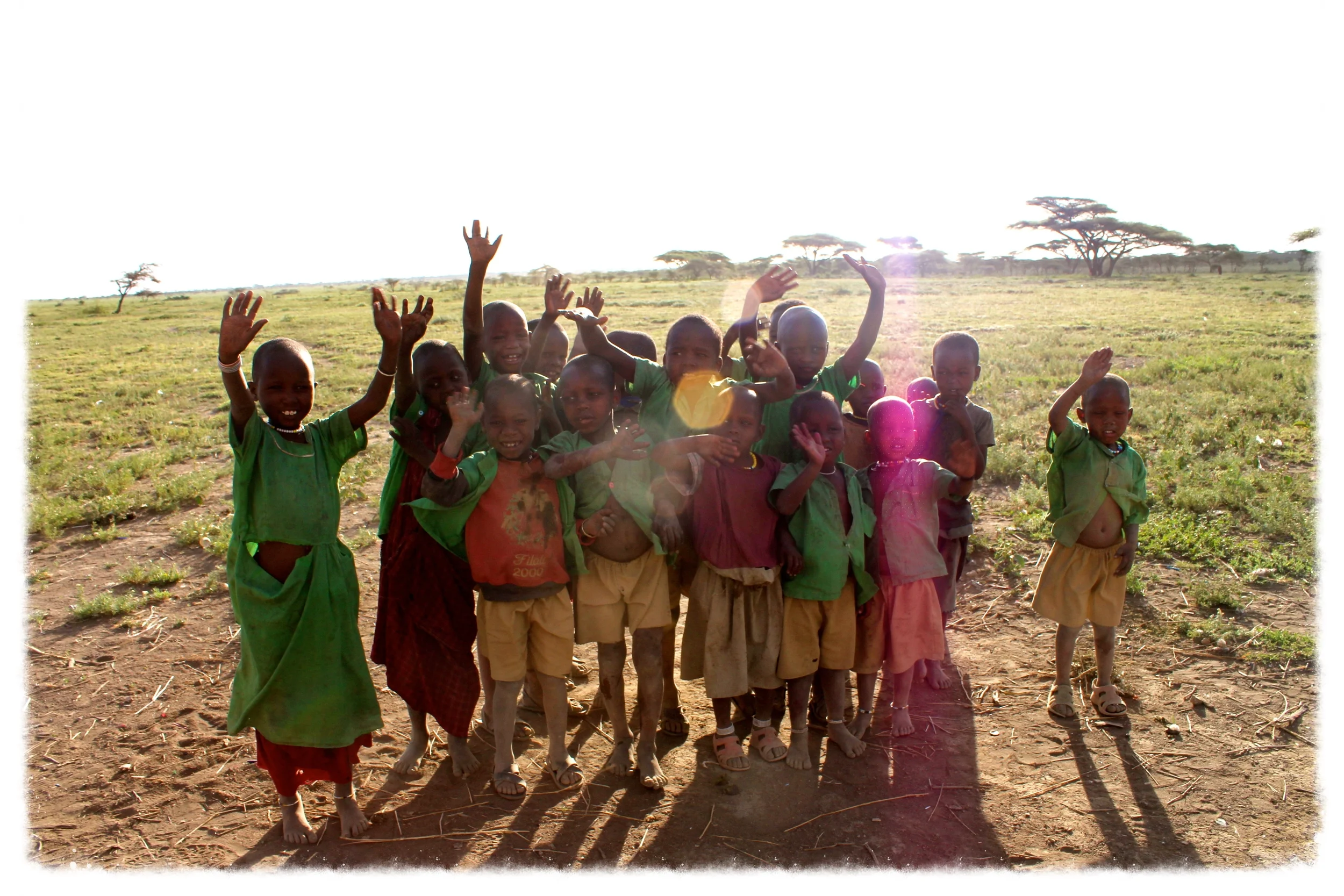 The Maasai village