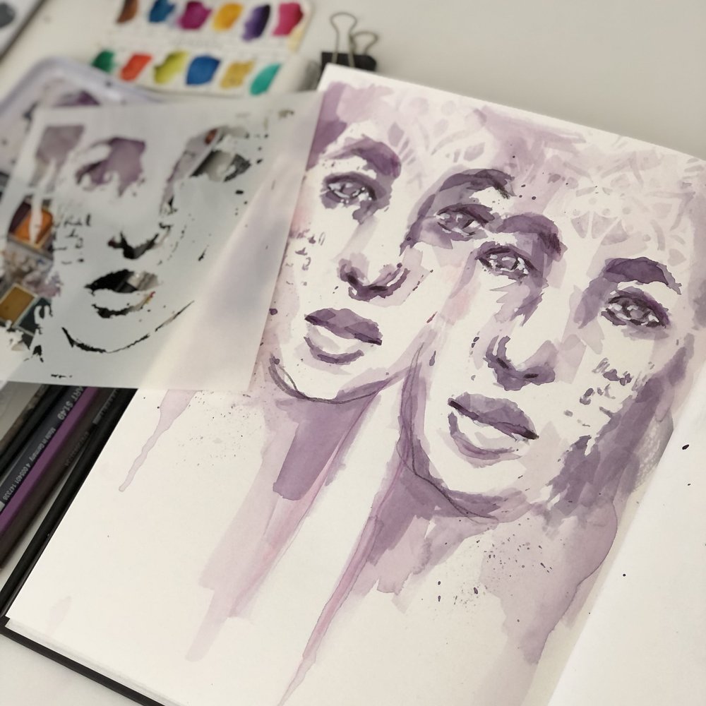 StencilGirl Talk: Art Journaling with Stencils and Posca Paint Pens