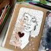 8 Creative Ways to Add Writing to Your Art Journal — A painted page