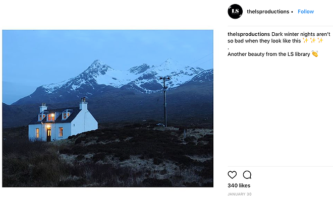  And sharing beautiful locations like these… 