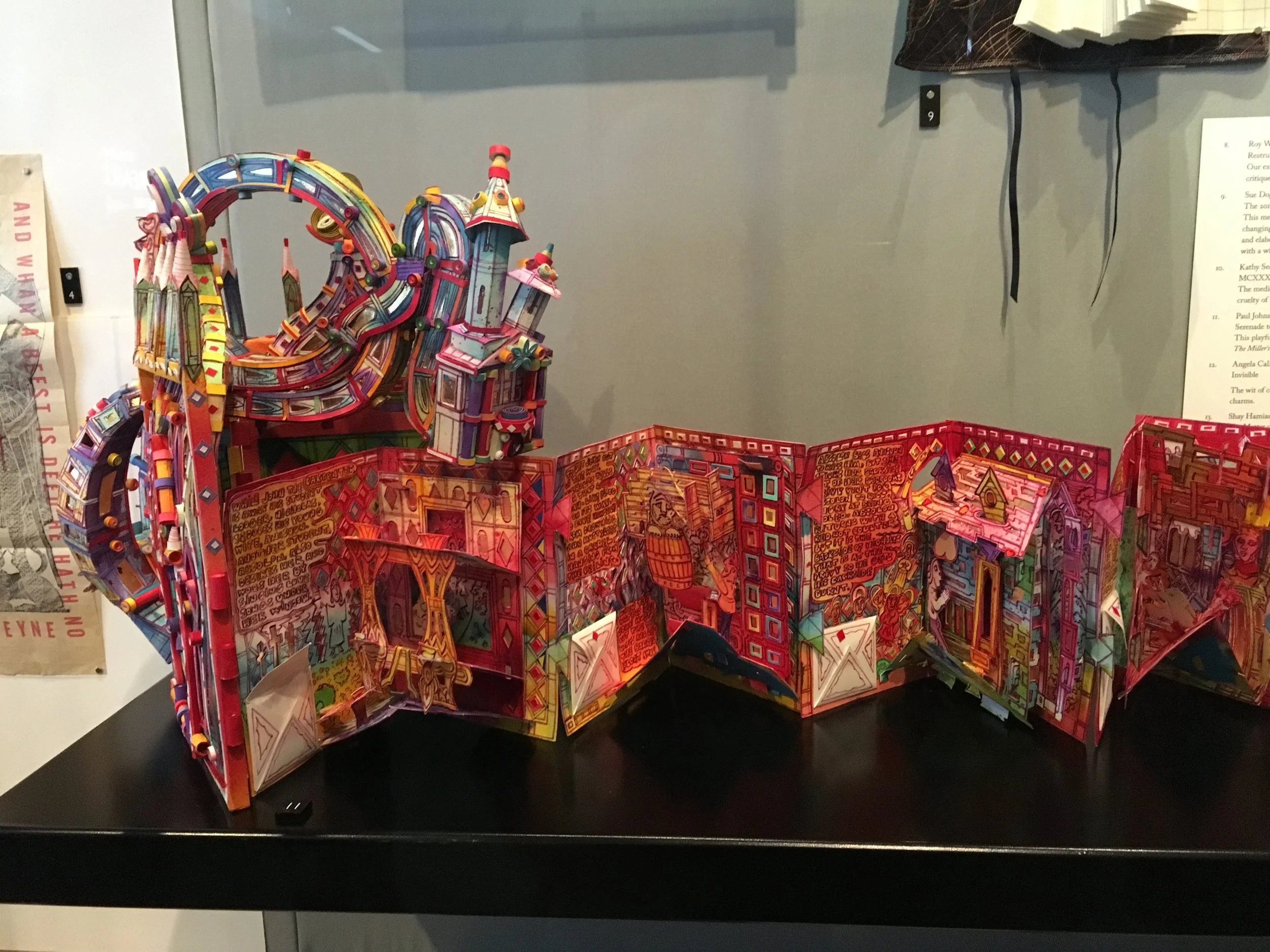 Paul Johnson's innovative pop-up book was also a runner up. 