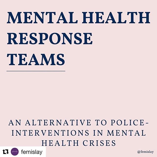 #Repost @femislay ・・・
A little something to aid you as the conversation about a future without policing continues. You can have a future without police. To those who say we can&rsquo;t, this post highlights just one alternative to police forces &amp;