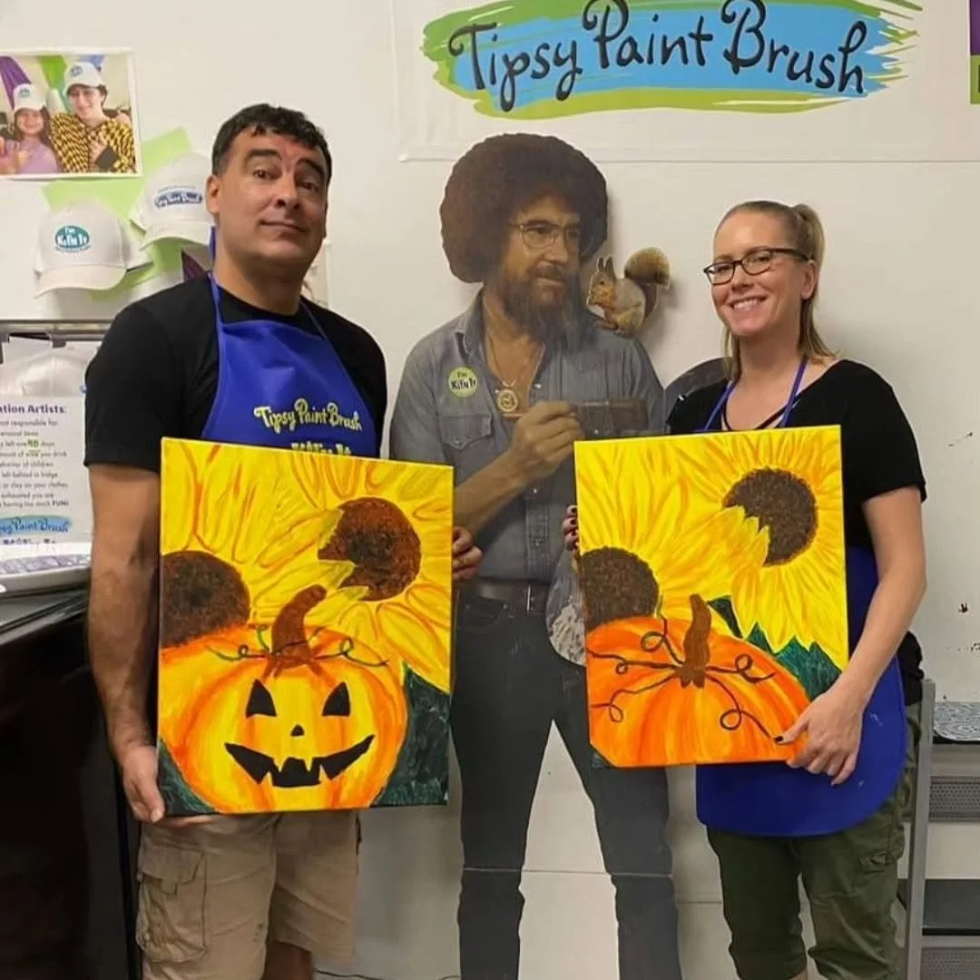 sunflower pumpkin paintings.jpg
