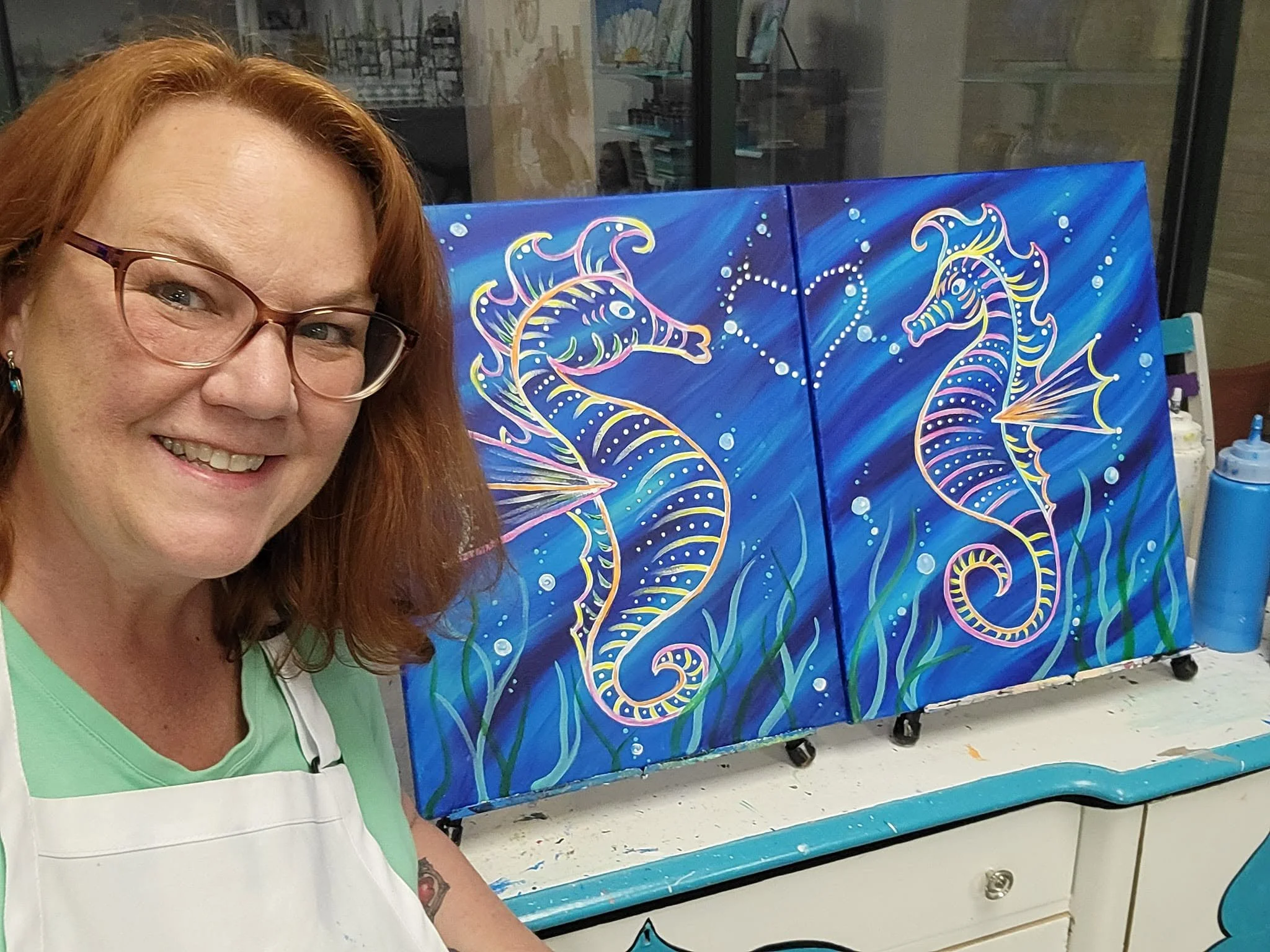 seahorses and Wendy.jpg