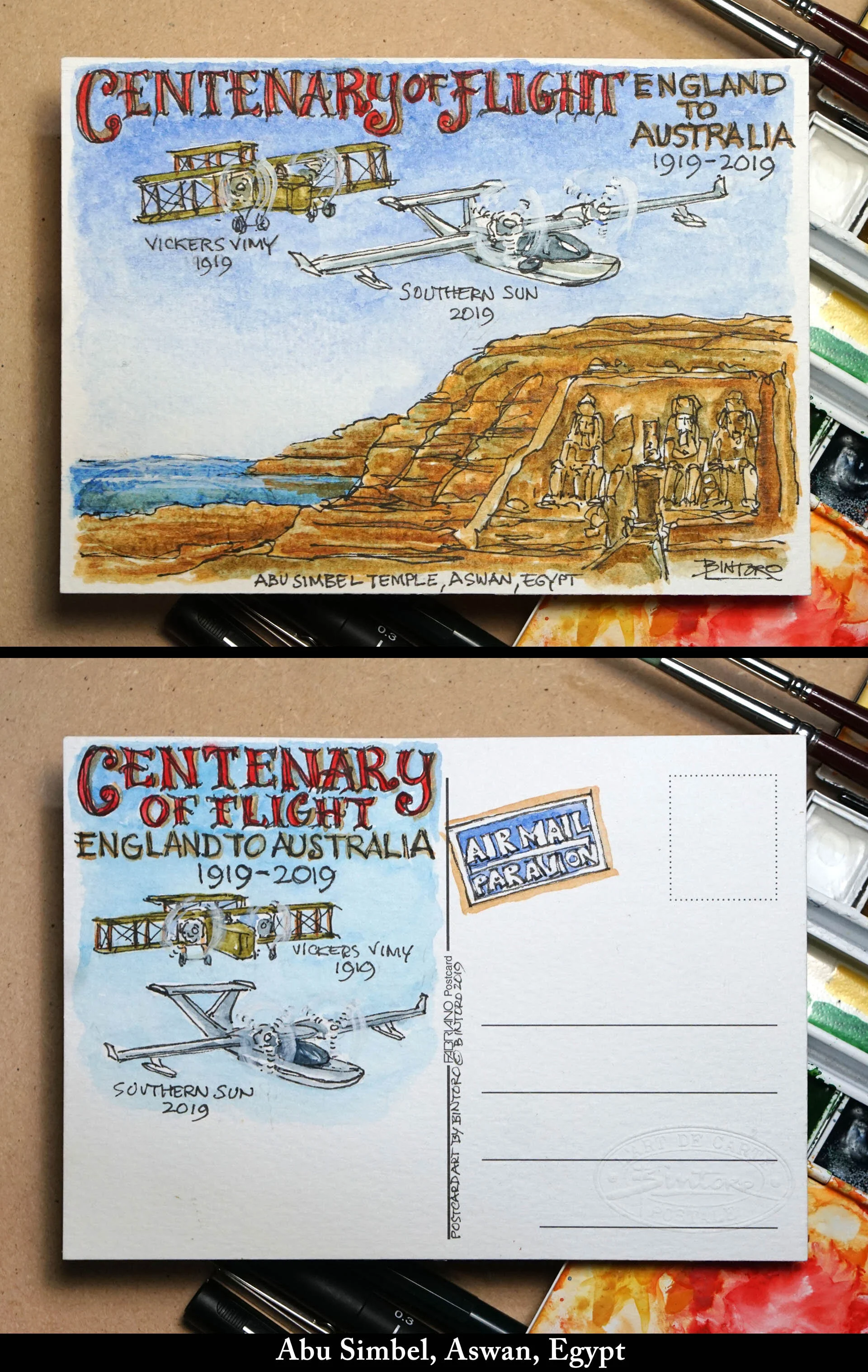 Epic Flight Centenary - Abu Simbel