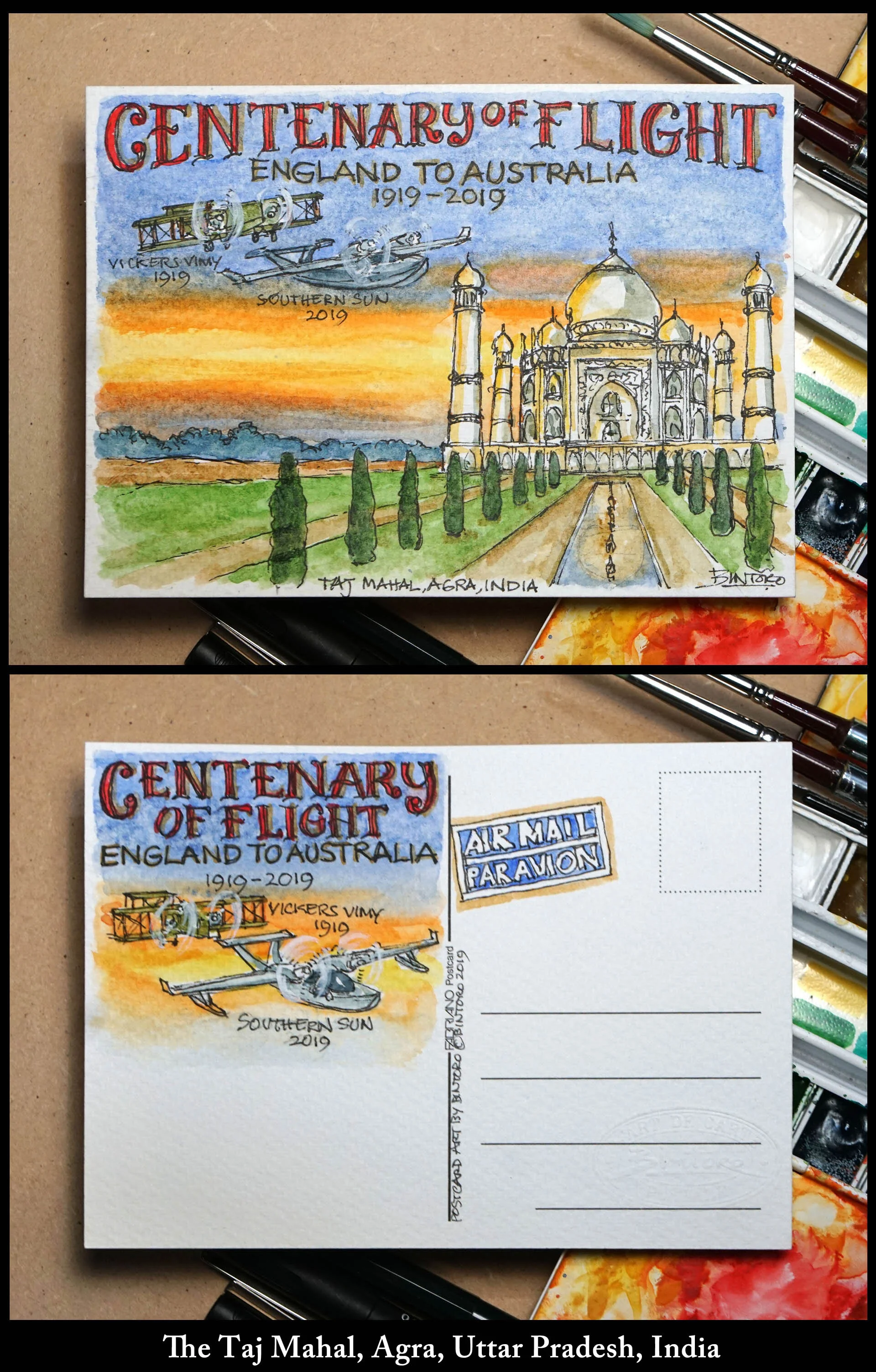 Epic Flight Centenary - The Taj Mahal