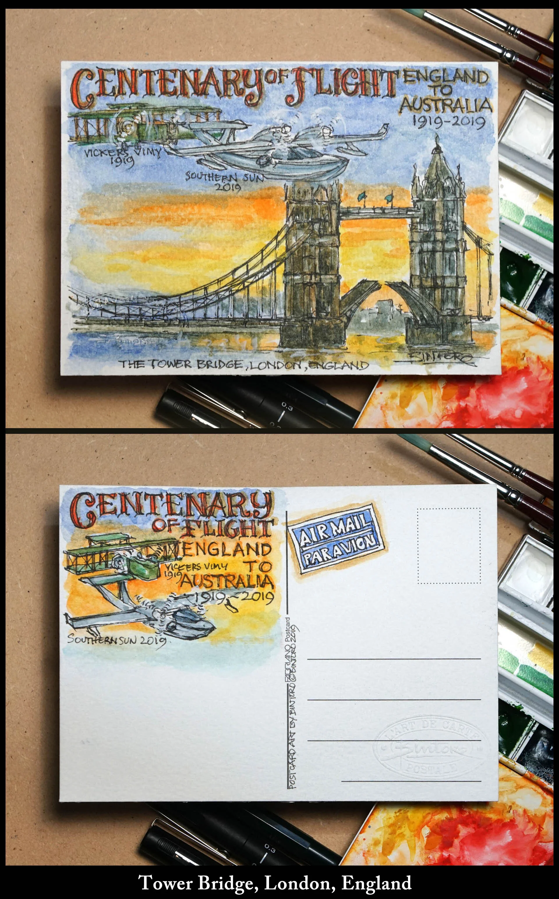 Epic Flight Centenary - The Tower Bridge Version 2