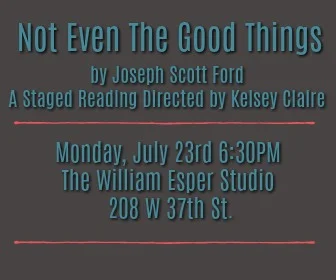 Not Even The Good Things by Joseph Scott Ford