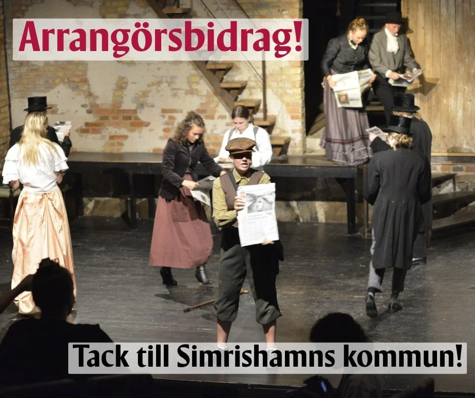 Senaste nytt! Arrang&ouml;rsbidraget har kommit, och Scen &Ouml;sterlen har &aring;terigen f&aring;tt st&ouml;d fr&aring;n Simrishamns kommun! 🥳

Vi vill rikta ett varmt tack f&ouml;r ert st&ouml;d och f&ouml;r att ni tror p&aring; v&aring;r verksam