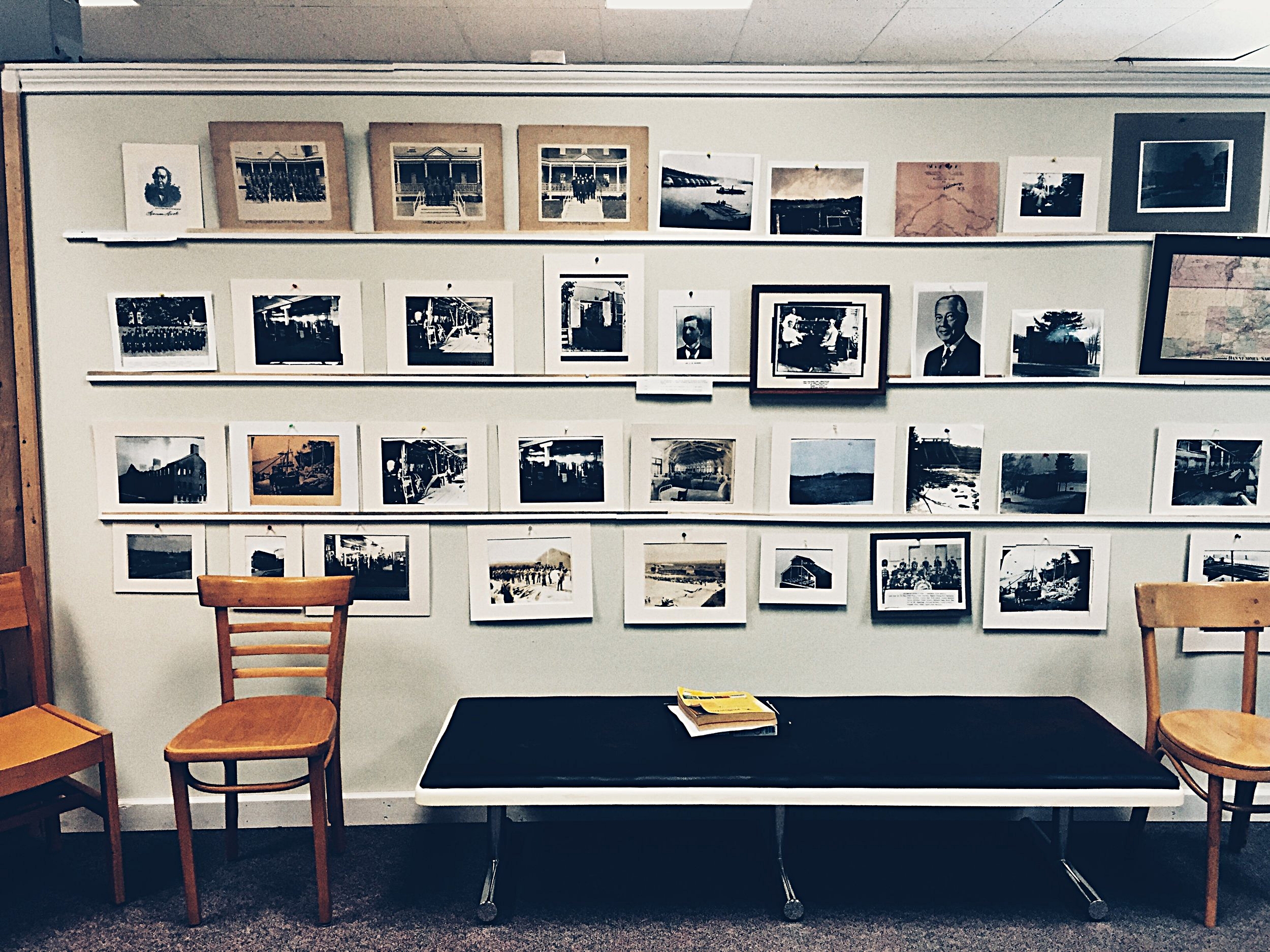 Photographs of Dannemora and Clinton Prison, curated by historian Walter "Pete" Light for the Museum at the Dannemora Free Library.&nbsp; (Chelsia Rose Marcius/August 14, 2016)&nbsp; &nbsp; 