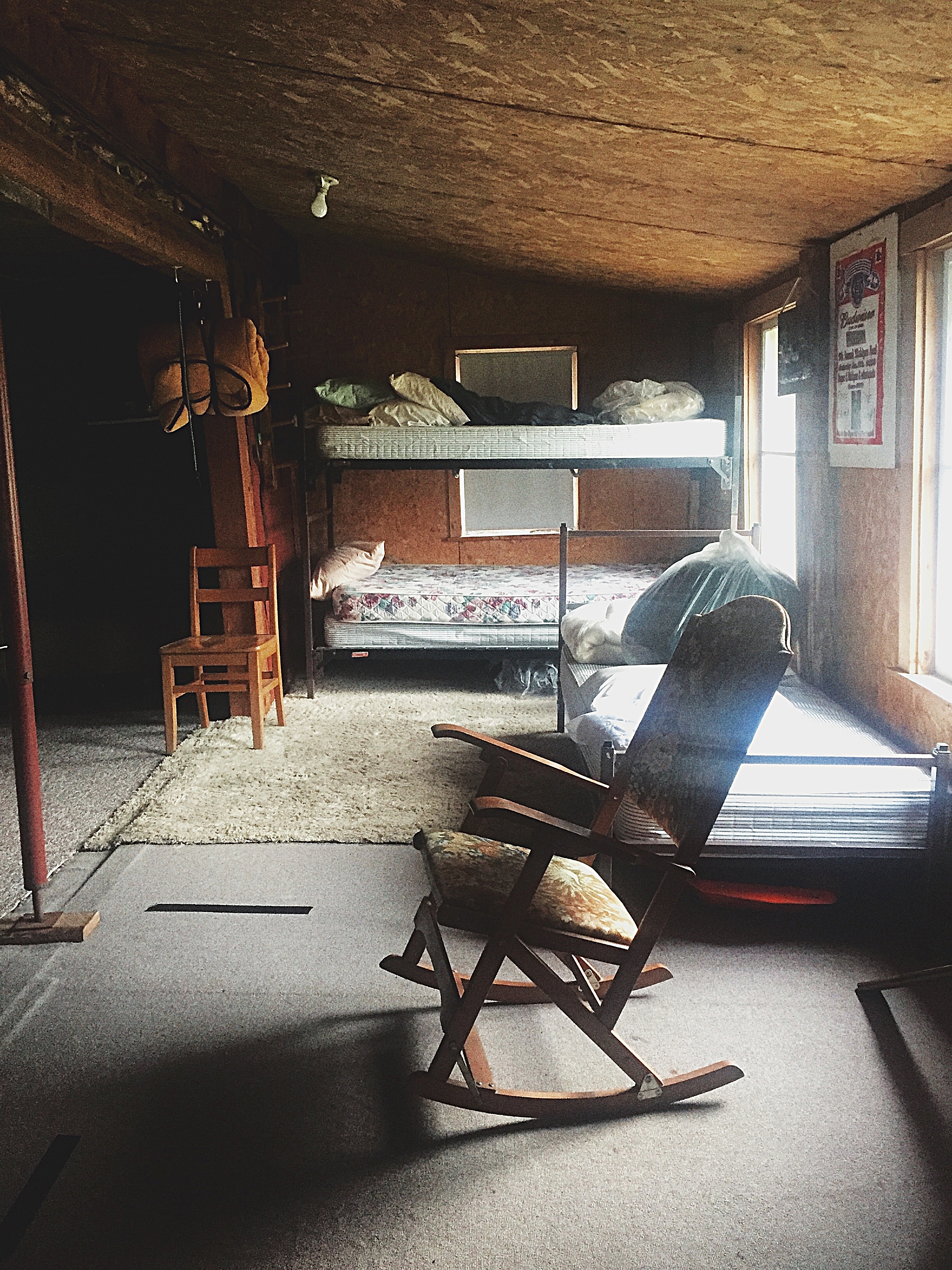  An inside-look of the Doll House in Owls Head, N.Y., one of the many cabins David Sweat and Richard Matt raided while on the run.  (Chelsia Rose Marcius/Oct. 16, 2016)  