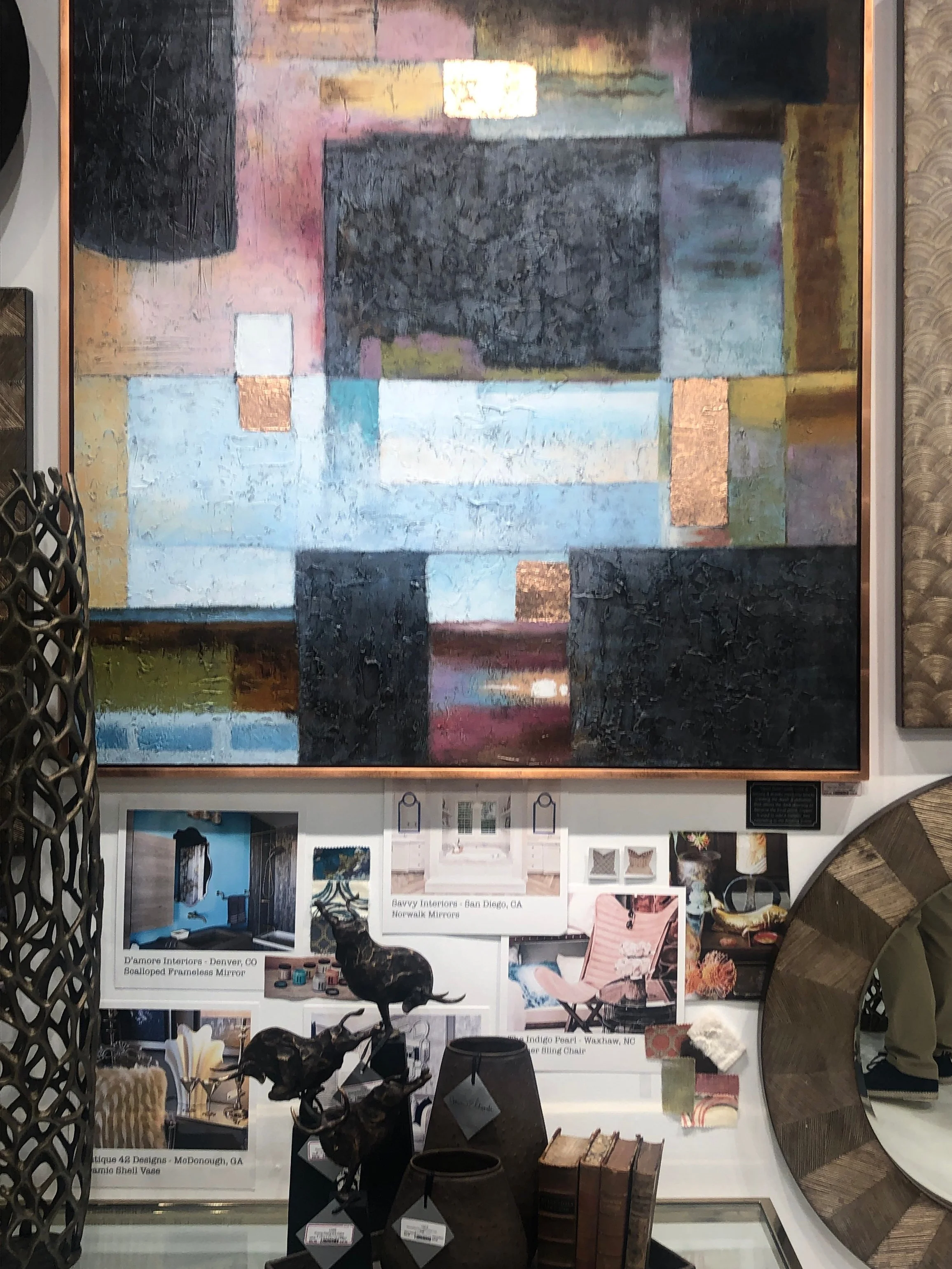 Artwork and story board as seen at Howard Elliott