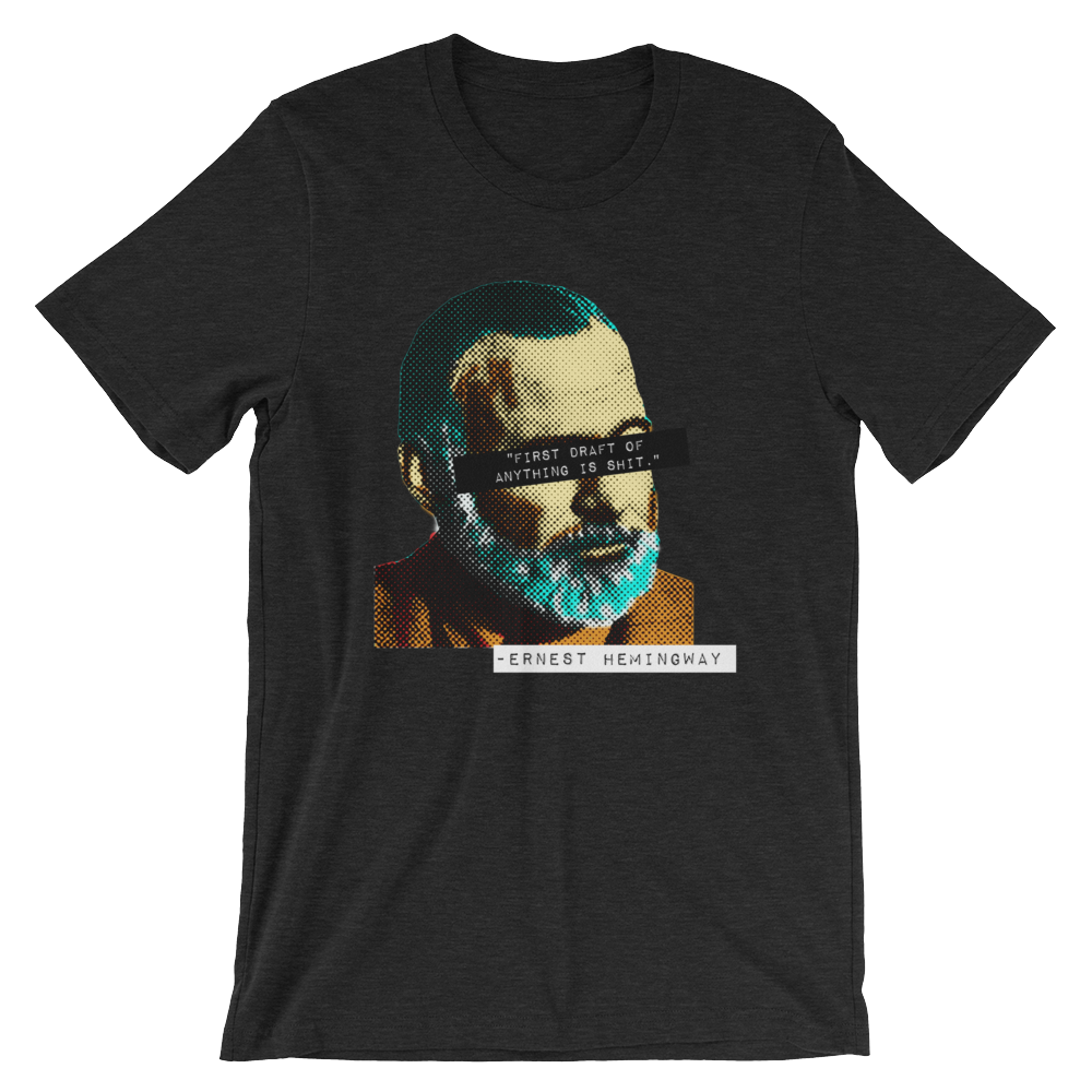First draft of anything is shit T-shirt - Health Alchemist training