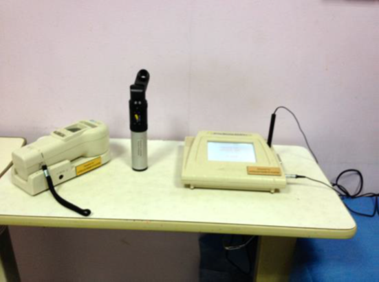 The various diagnostic equipment donated by AFOPA.