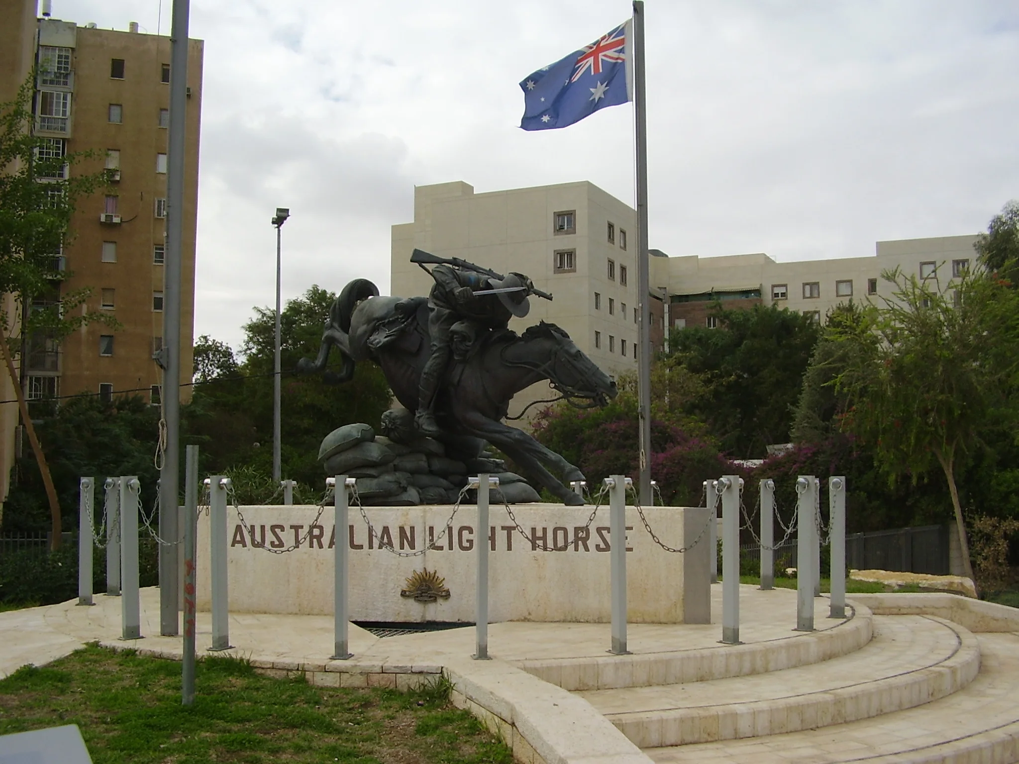 Australian Light Horse memorial at Beersheba.