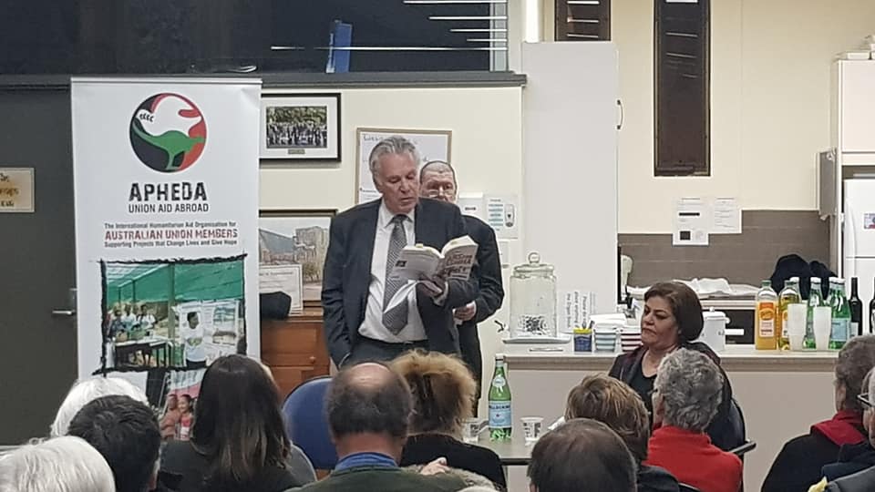 AFOPA Patron, Paul Heywood-Smith QC, introduced Olfat and her new book.