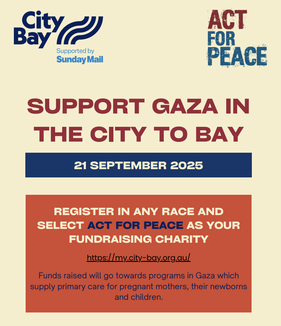 Act For Peace - City to Bay Team
