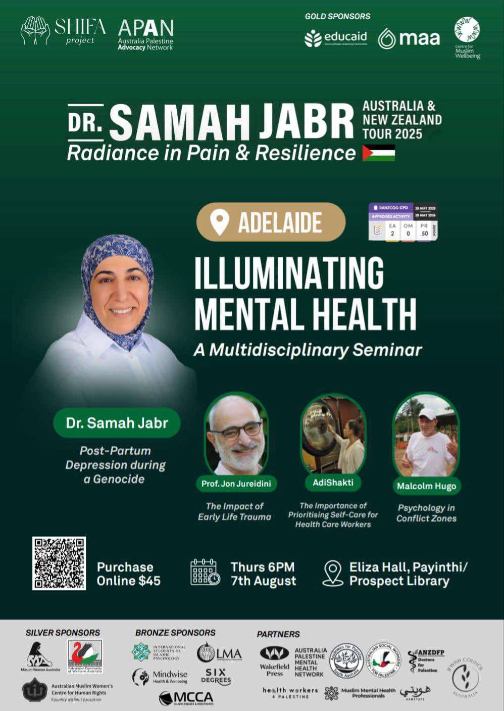 Illuminating Mental Health: A multidisciplinary seminar with Dr. Samah Jabr