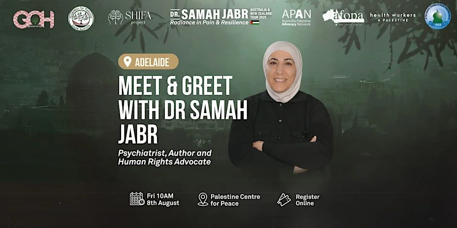 Meet & Greet with Dr Samah Jabr