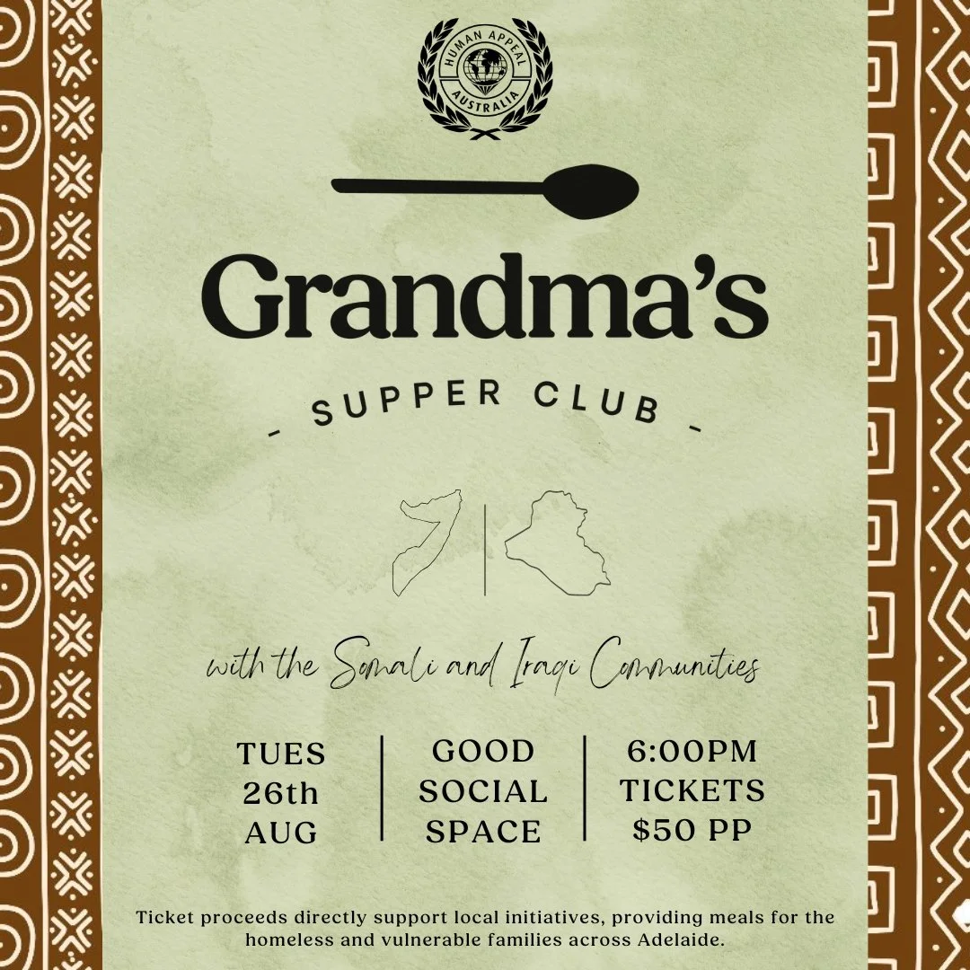 Grandma's Supper Club - Somali & Iraqi Edition