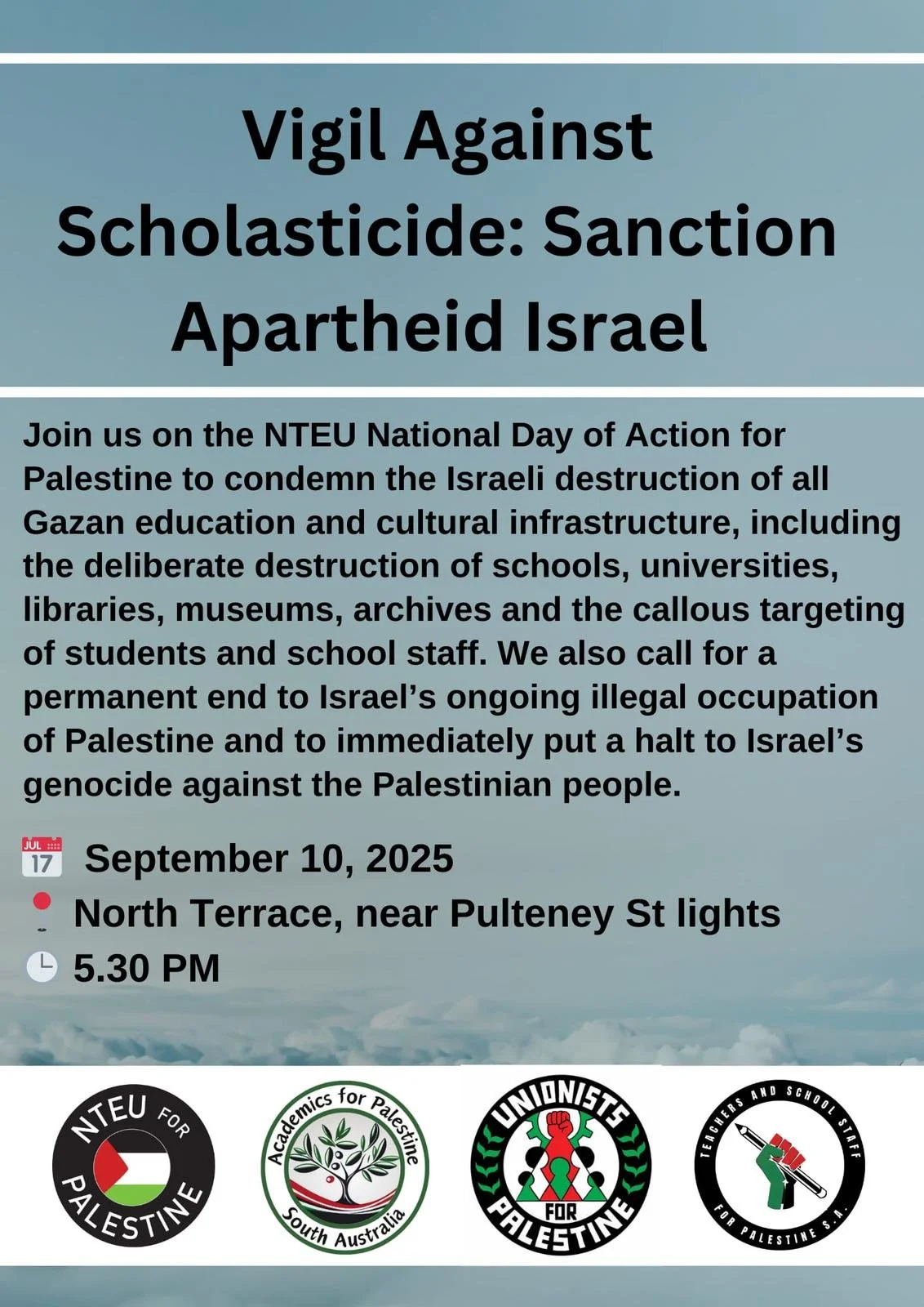 Vigil Against Scholasticide