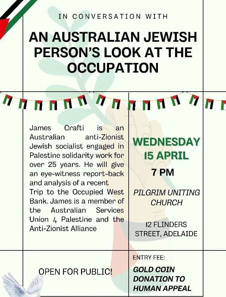 In Conversation: An Australian Jewish Person’s Look at the Occupation