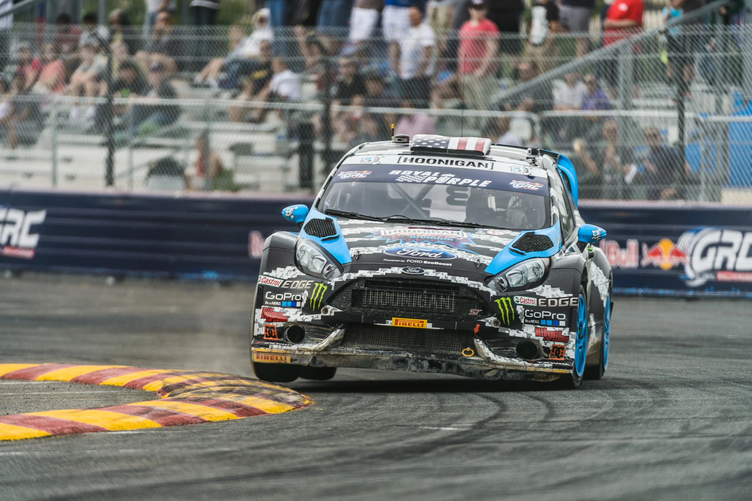 Ken Block during Red Bull Global Rallycross