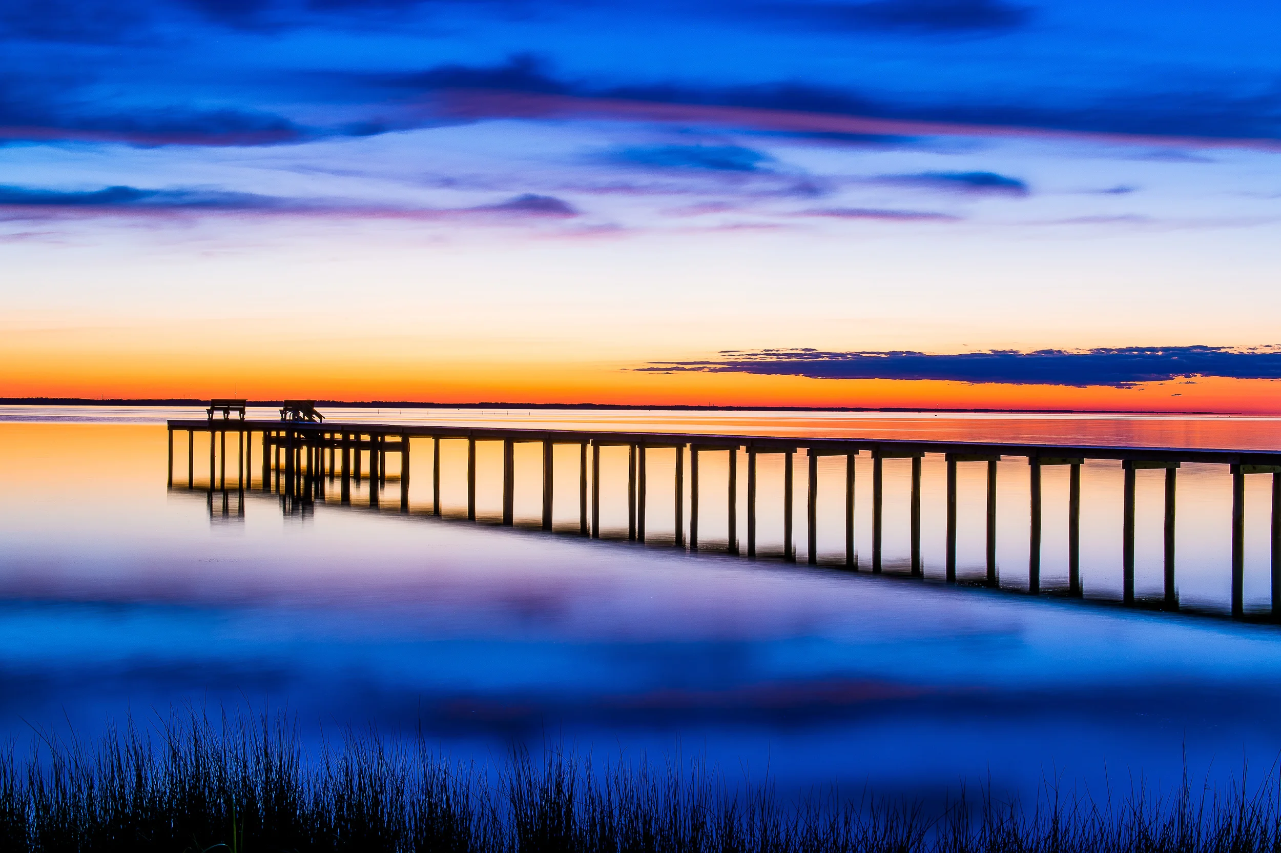 Duck, NC Sunset Long Exposure