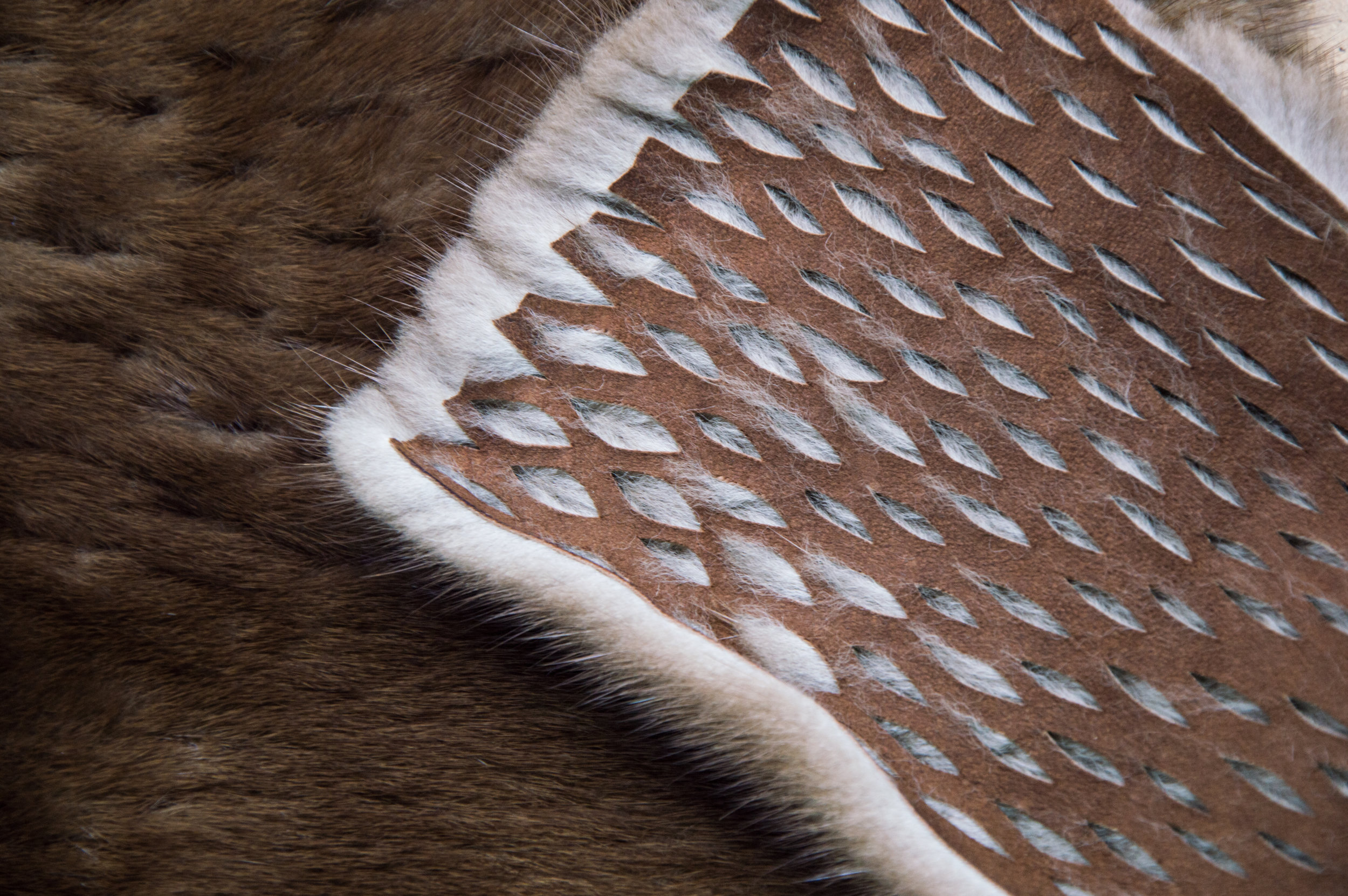 We can suggest the most appropriate ways to work the fur in order to create the desired look for your designs