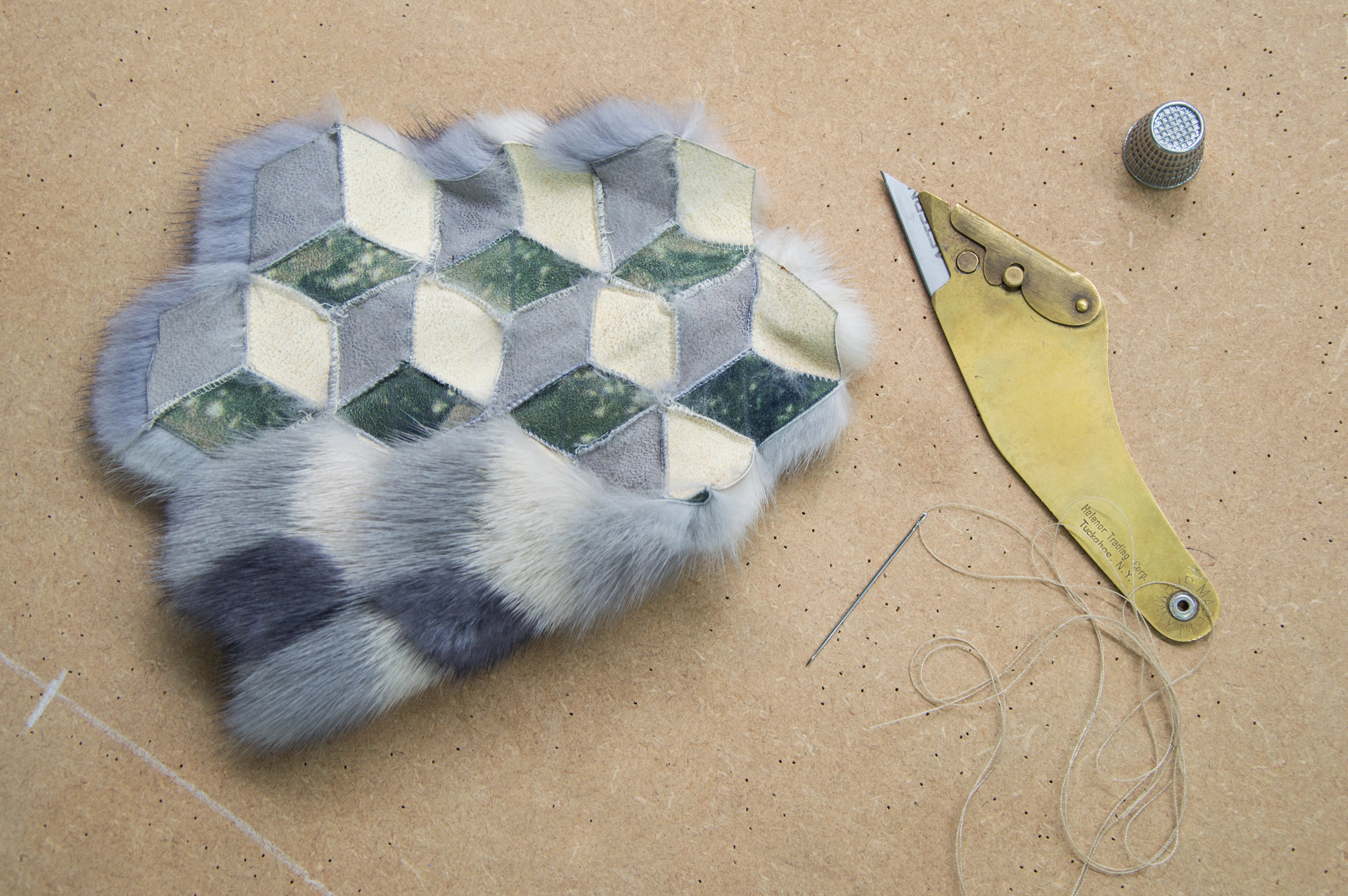 We can create samples to fit your designs, which we can then progress into fully finished fur pieces
