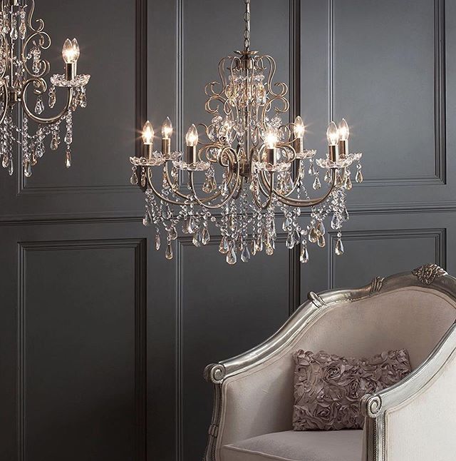 A sapphire mink cushion wouldn&rsquo;t look out of place besides this chandelier #perfecttones #photography #furneeded #beautiful #greys #neutrals #elegant #instag #instagood #readyforhome #hometime
