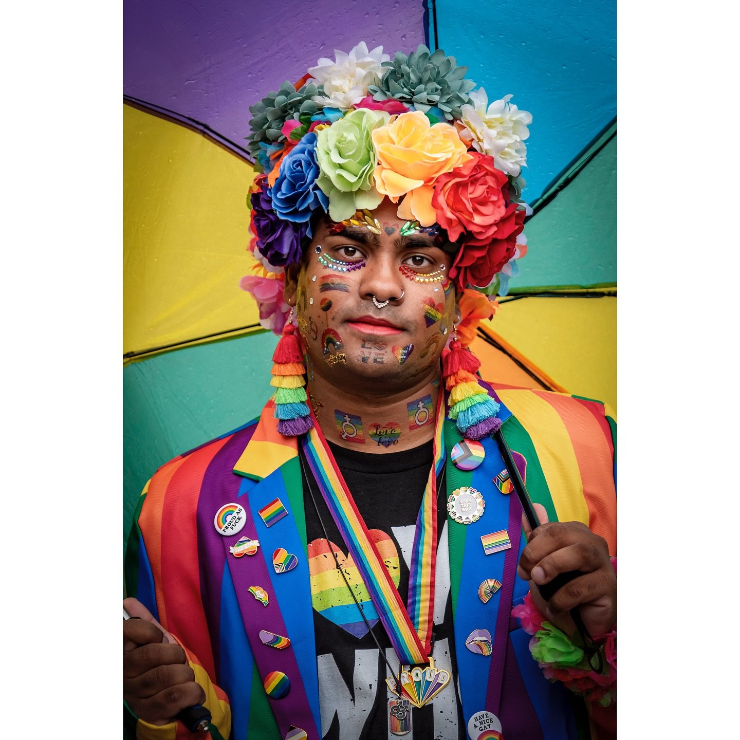 Leeds Pride 20.07.25
It was wet! And looking at the weather forecast I was in two minds to go. But not wanting to be accused of being a fair weather photographer, I like many more braved the elements and even bought a ridiculous overpriced plastic bi