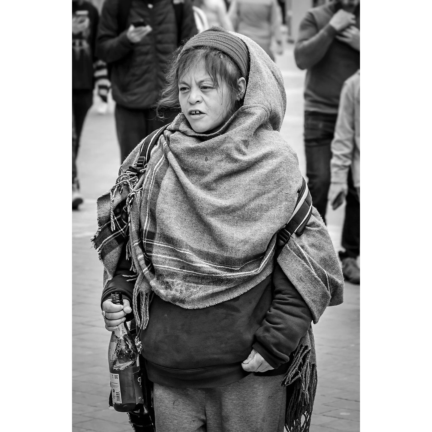 When you see someone dancing along to the sounds of a busker in the city centre with a bottle of wine in their hand, it&rsquo;s easy to make assumptions about their circumstances. All I can say is that she seemed happy in that particular moment.
Howe