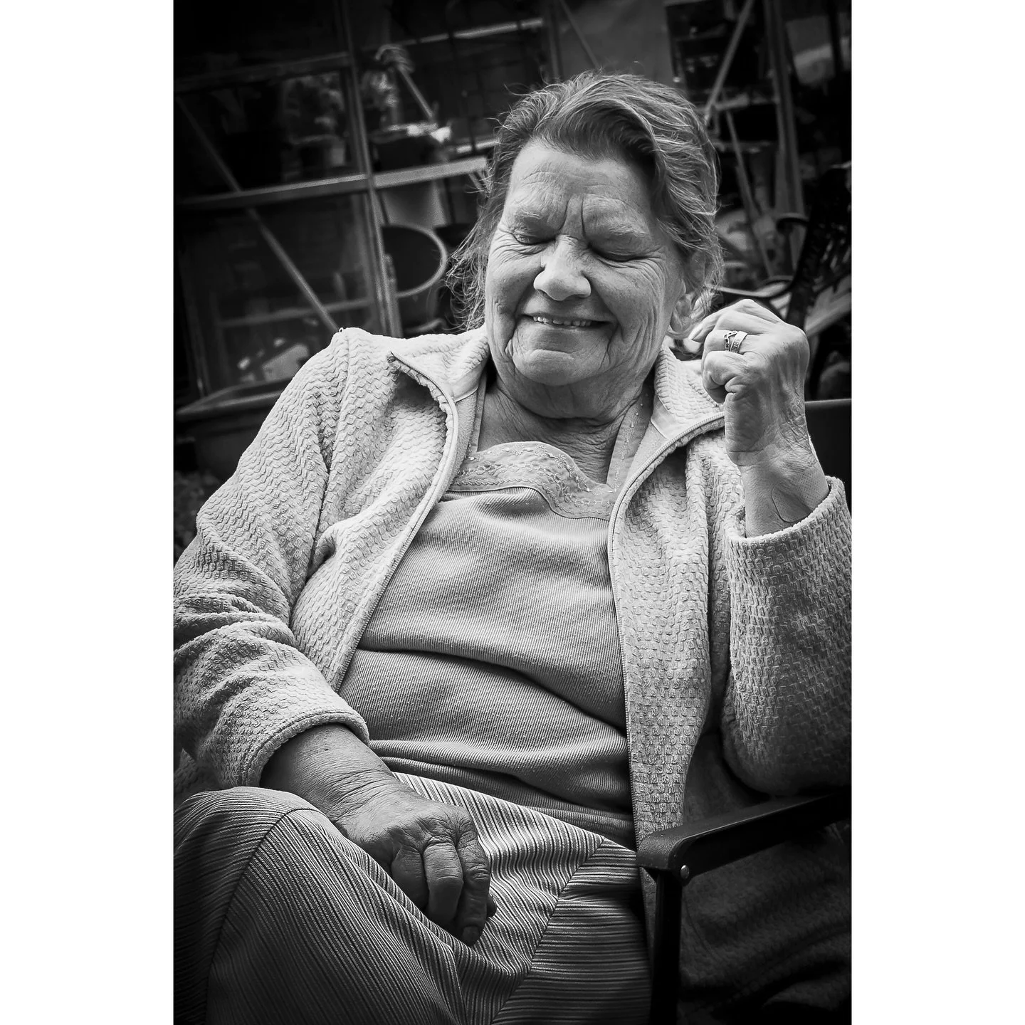 Remembering my Mum Sheila on what would have been her 85th Birthday.
Quite by coincidence I came across these shots on a hard drive a few days ago, I don&rsquo;t even remember taking them. They are dated a year before her condition really deteriorate