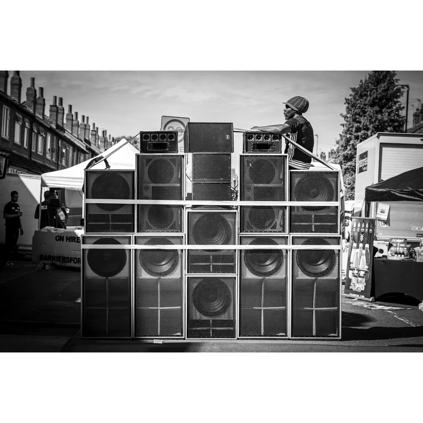 Hearing protection recommended.
Leeds West Indian Carnival Sound system. 2025

#leedswestindiancarnival #soundsystem #leeds #blackandwhitephotography #streetphotography