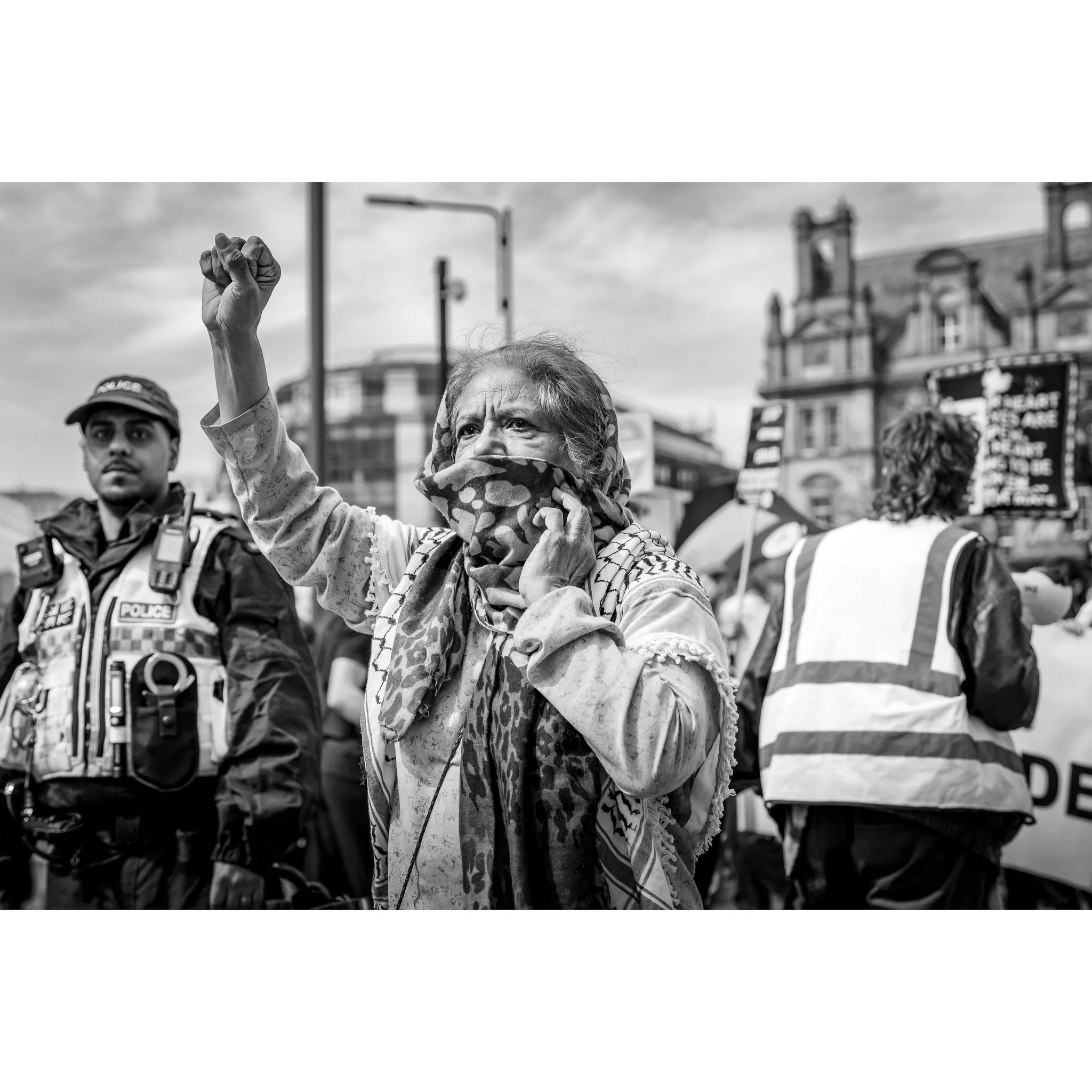 Leeds 25.04.26. 
The Good, The Bad and The Ugly.

It&rsquo;s been a little while since I documented a Leeds protest and It&rsquo;s proved difficult for me to describe some of the scenes I witnessed in my beloved city yesterday. So using my get out of