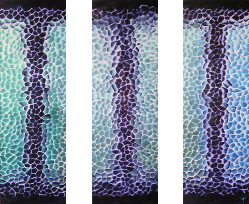 'Cells' Triptych