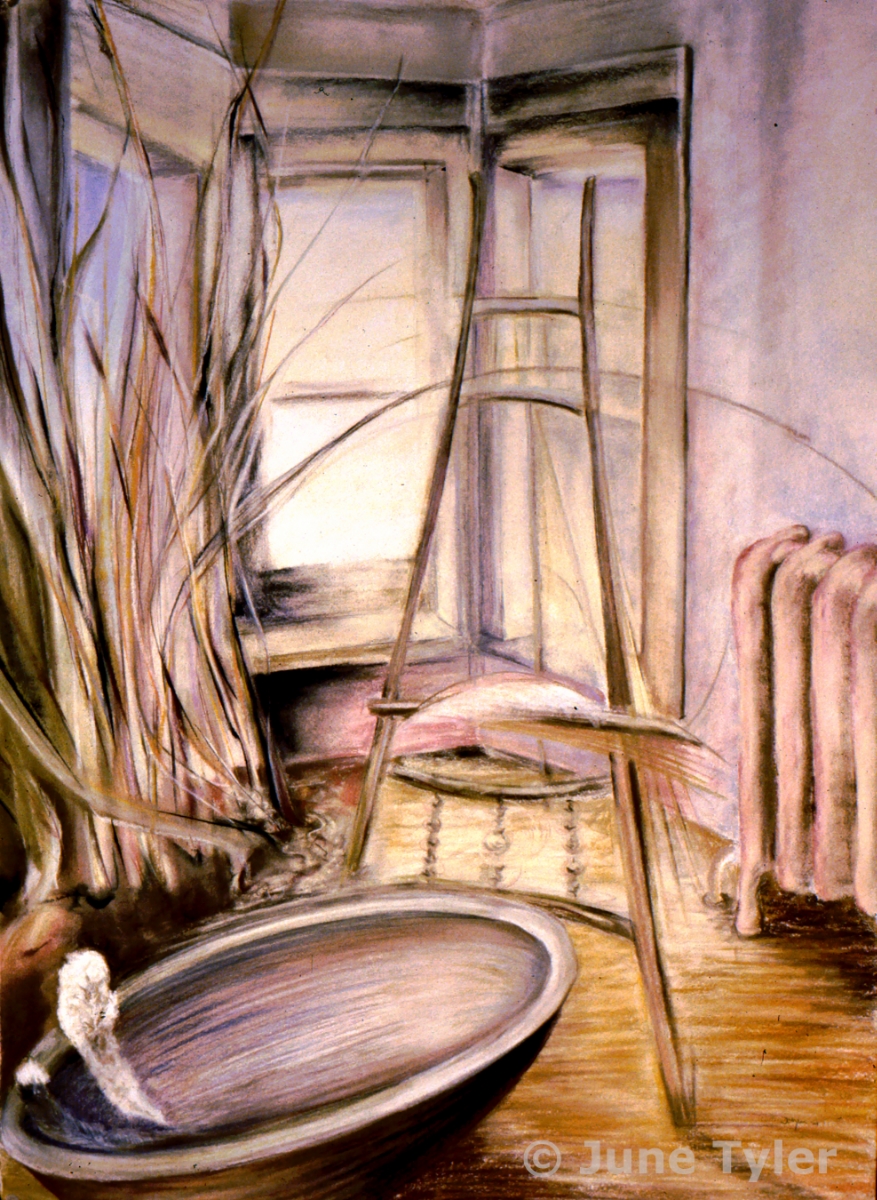  "Interior Series" 2002 Pastel Drawing 22" x 30" 