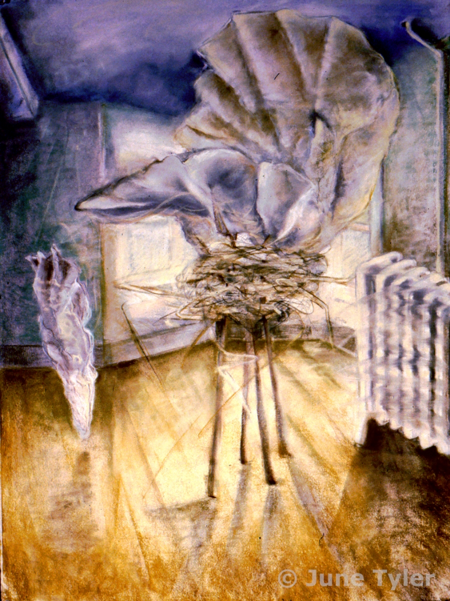  "Interior Series" 2002 Pastel Drawing 22" x 30" 