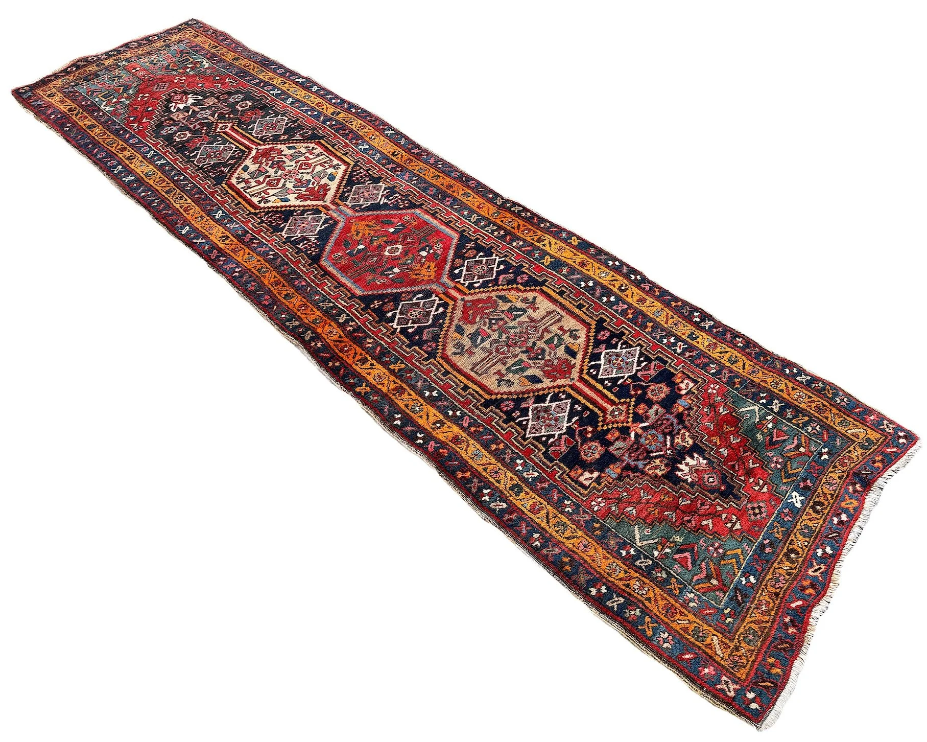 25.14.00002_2 Antique Persian Heriz Runner.JPG