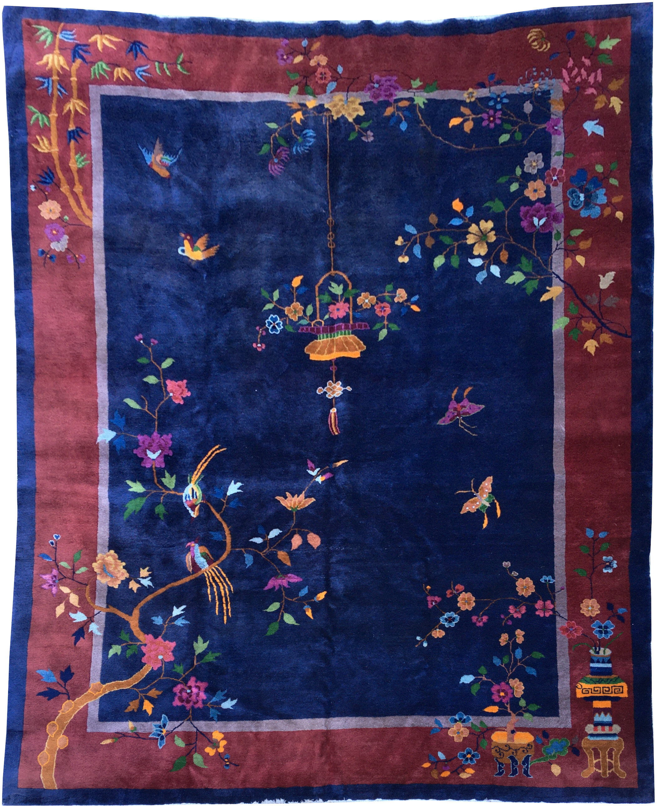 20.12.00001 Antique Chinese Art Deco Nichols Carpet.JPG