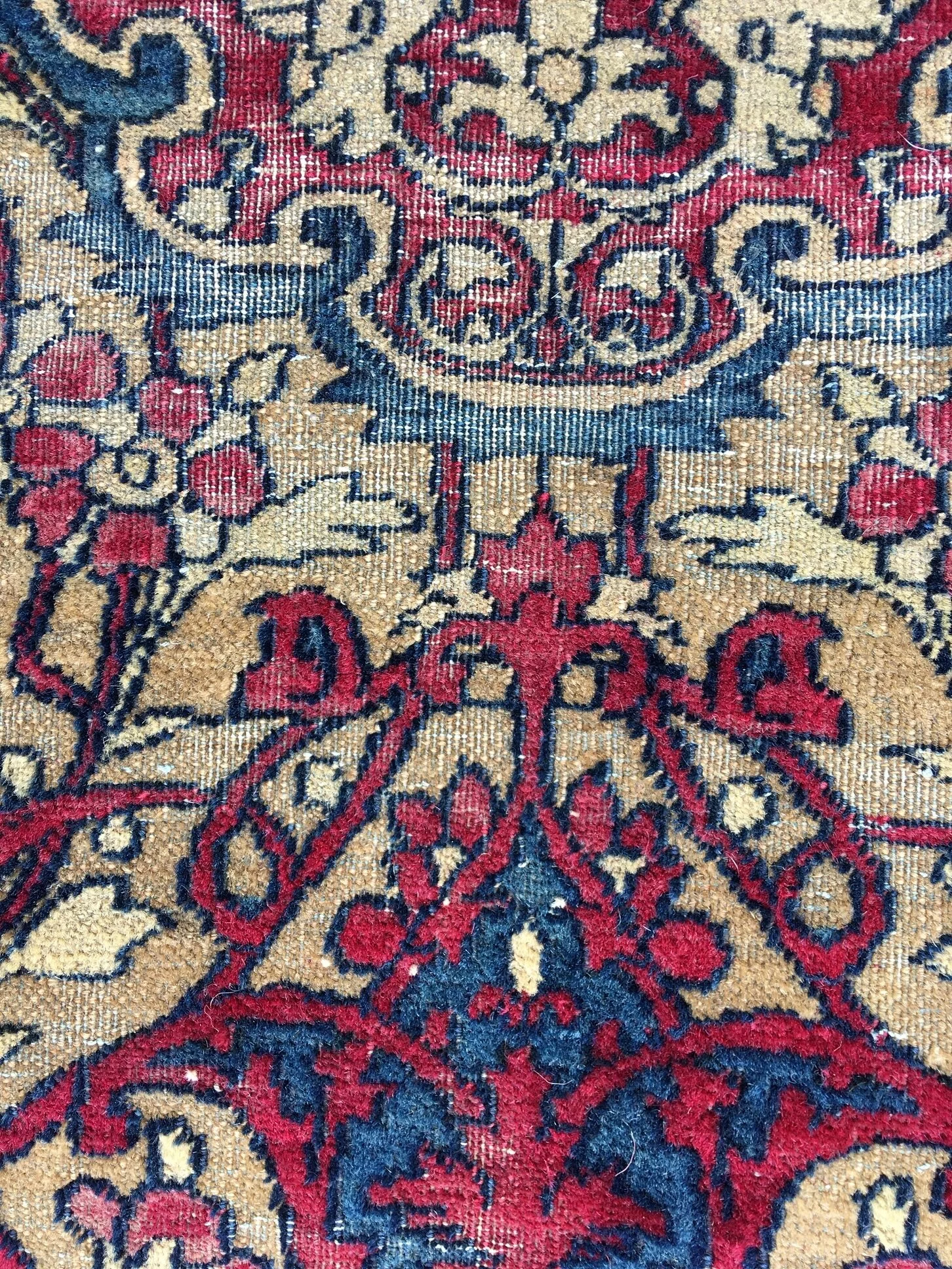 20.13.00002_7 Antique Vintage Persian Isfahan Rug.JPG