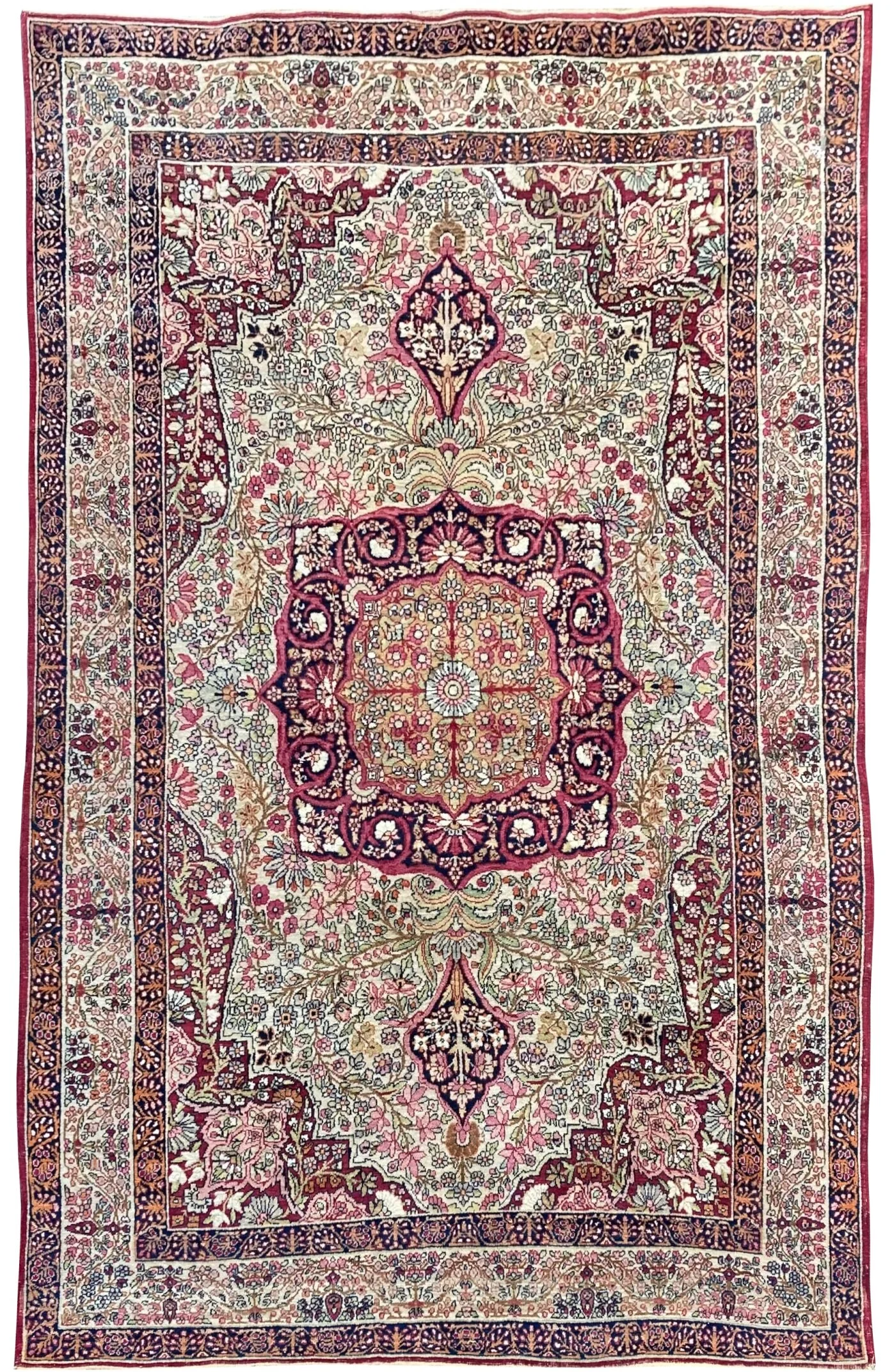 21.03.00001 Antique Vintage Persian Kerman Lavar Rug.jpeg