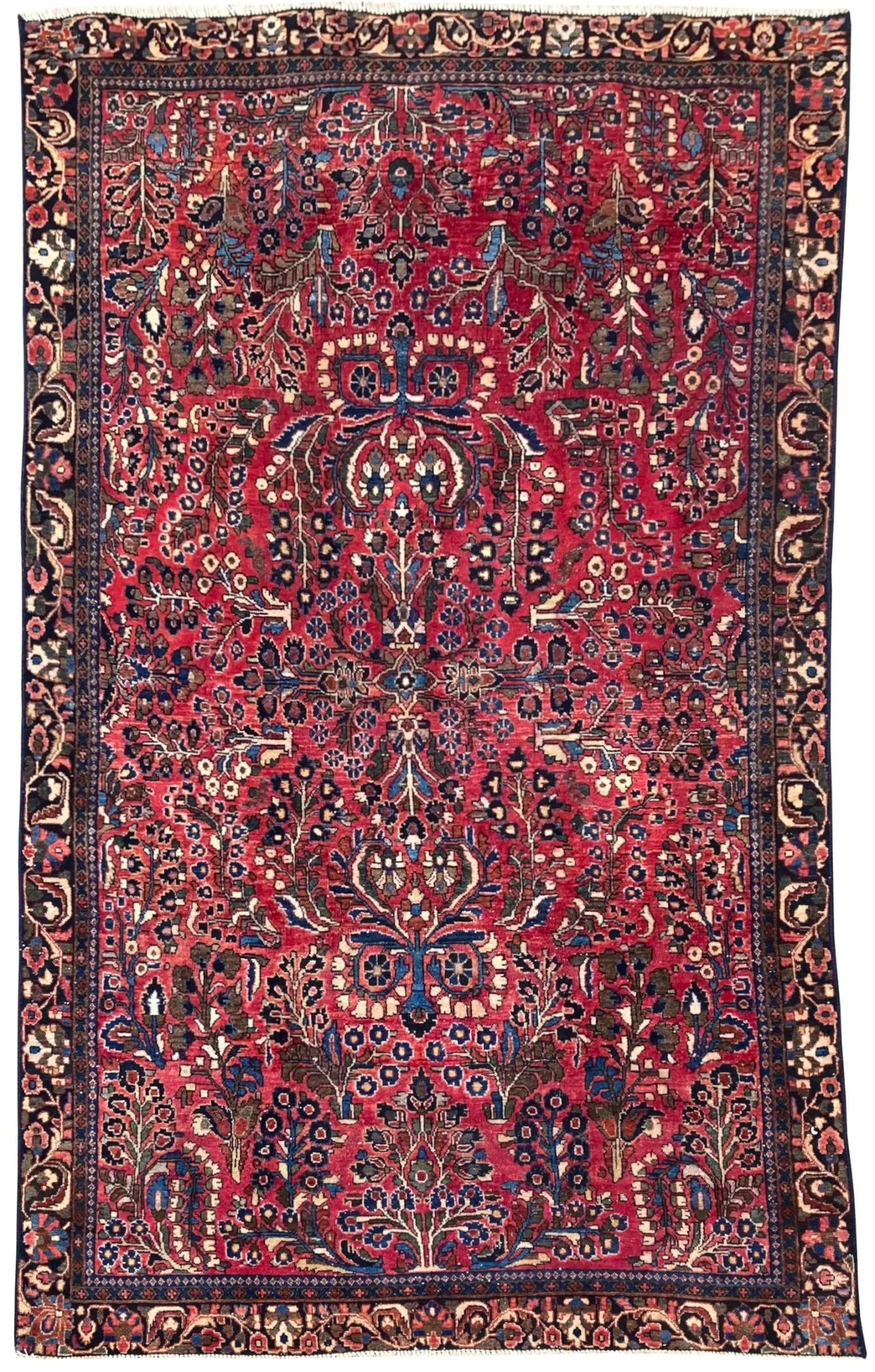 21.07.00001 Antique Vintage Persian Sarouk Rug.jpeg