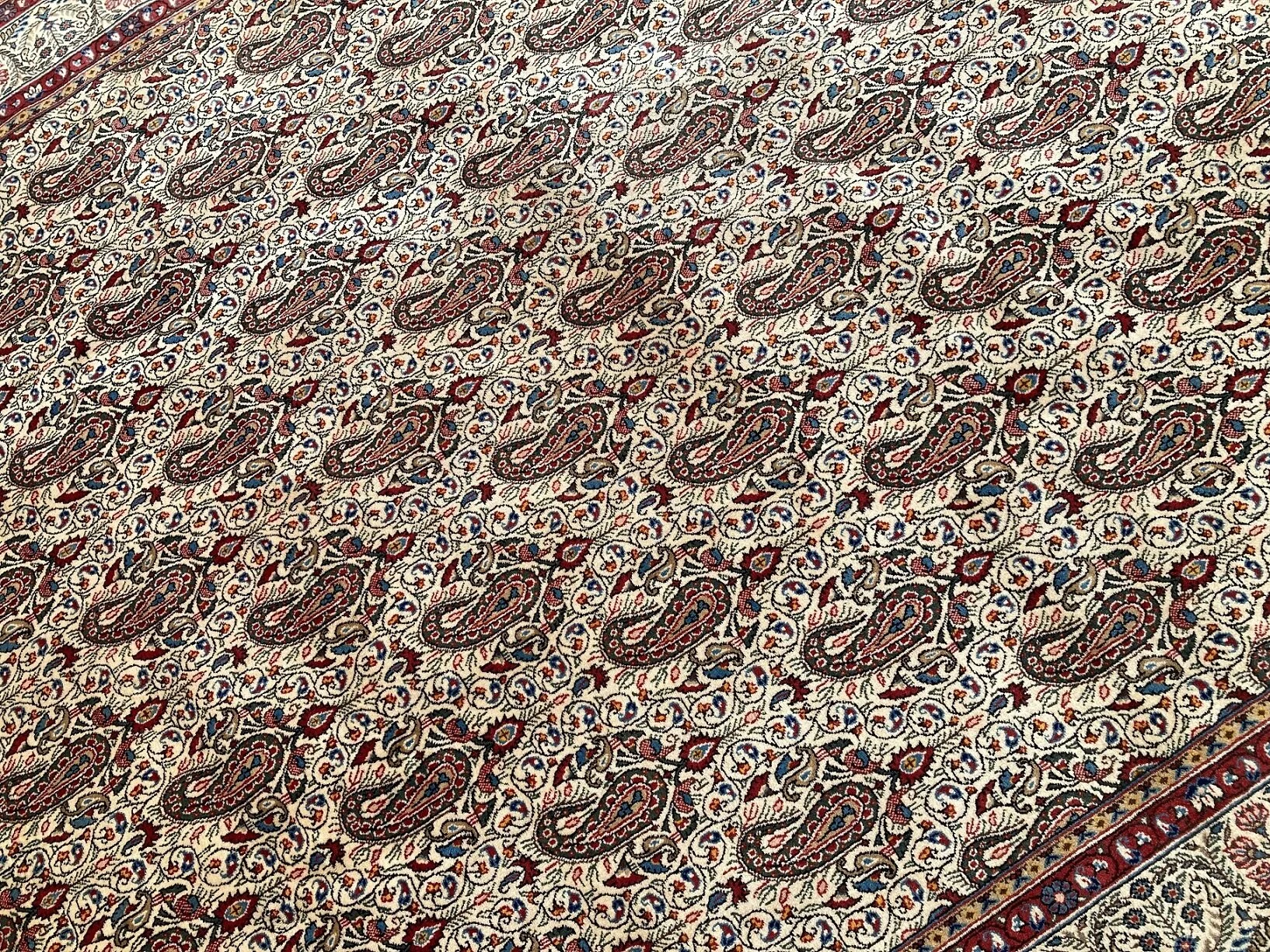 21.12.00001_5 Antique Vintage Persian Qum Carpet.jpg